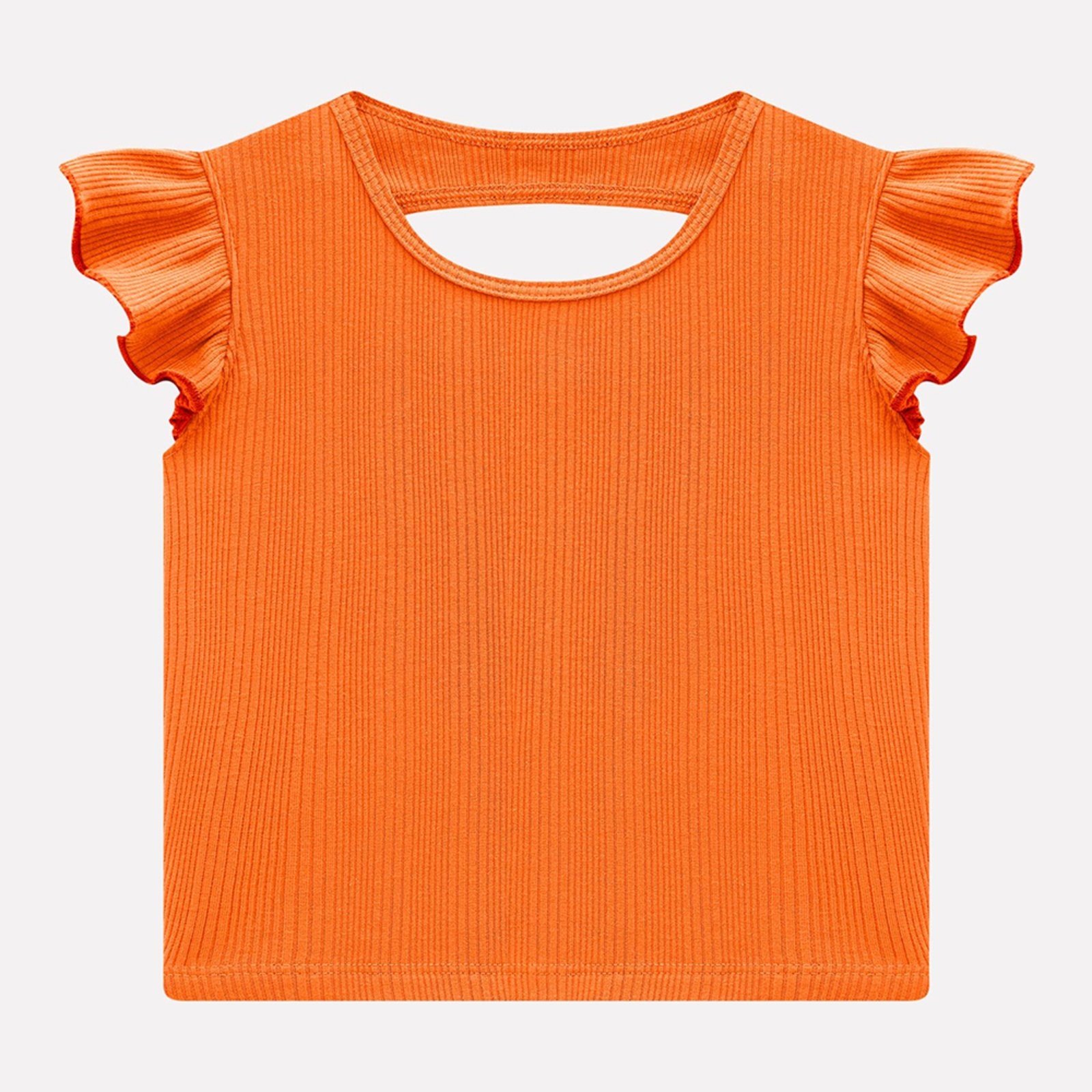 Vista 3 Infantil - Conjunto Menina Nanai laranja Nanai laranja