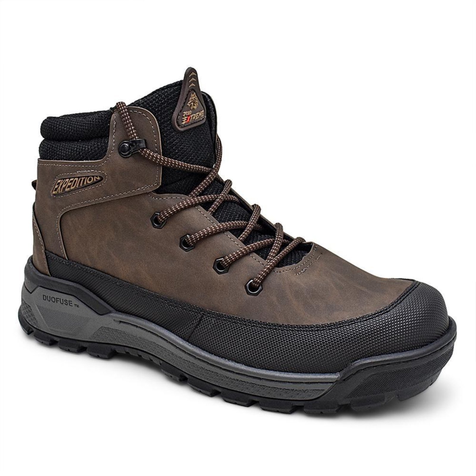 Bota Coturno Masculino Adventure Confortável Dia a Dia Marrom Escuro 37 Marrom