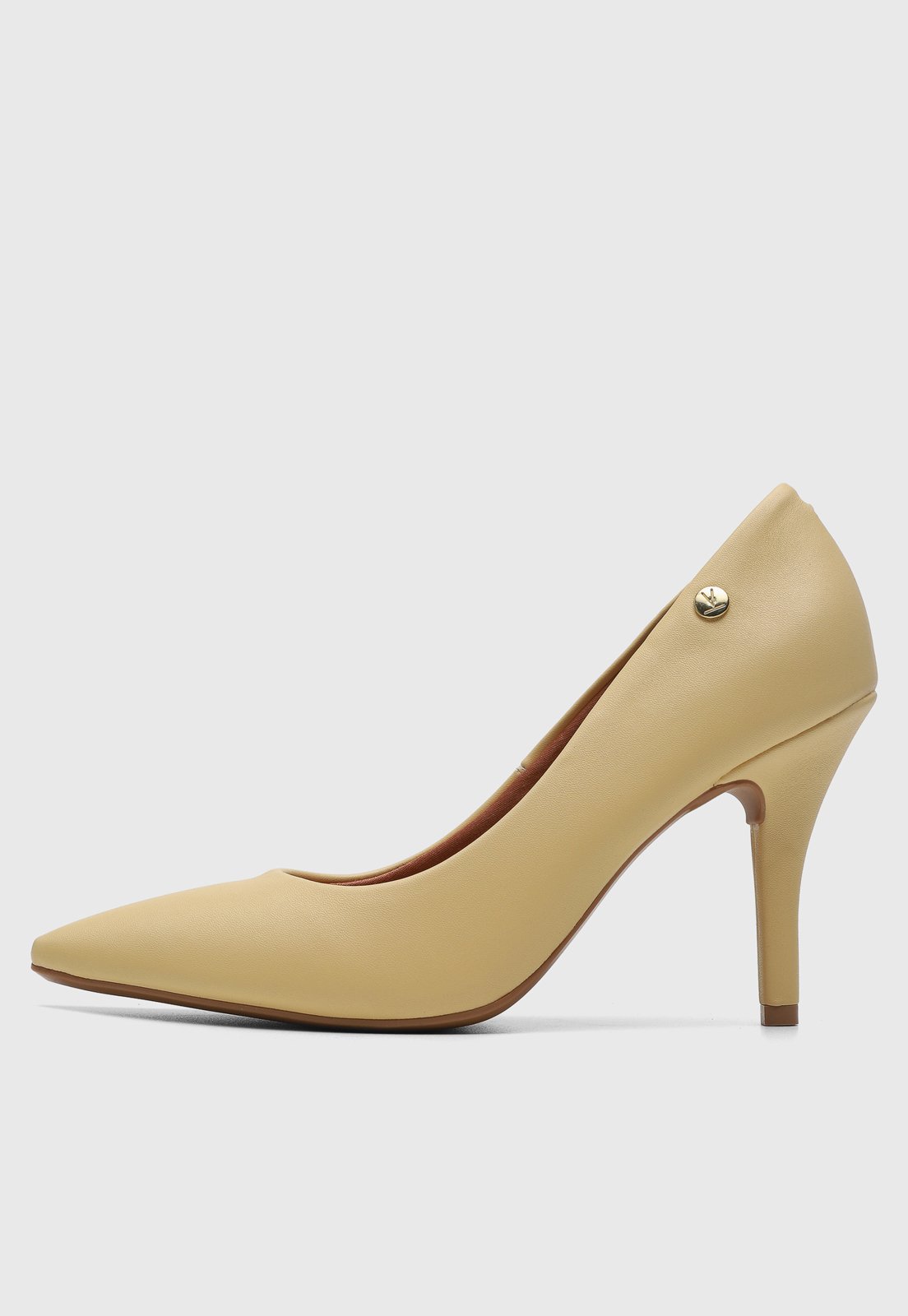 Scarpin Feminino Vizzano Salto Fino Amarelo