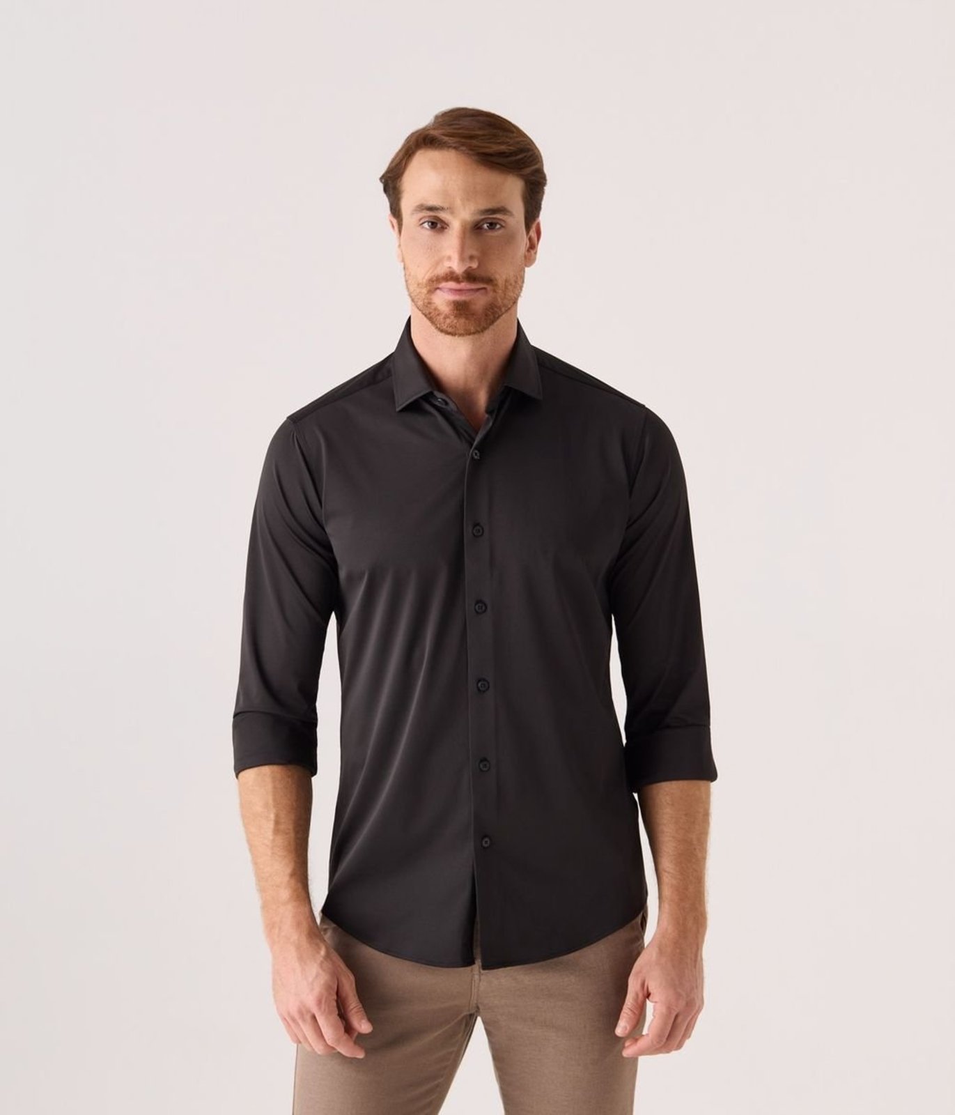 Camisa Business Makenji Masculina Preta