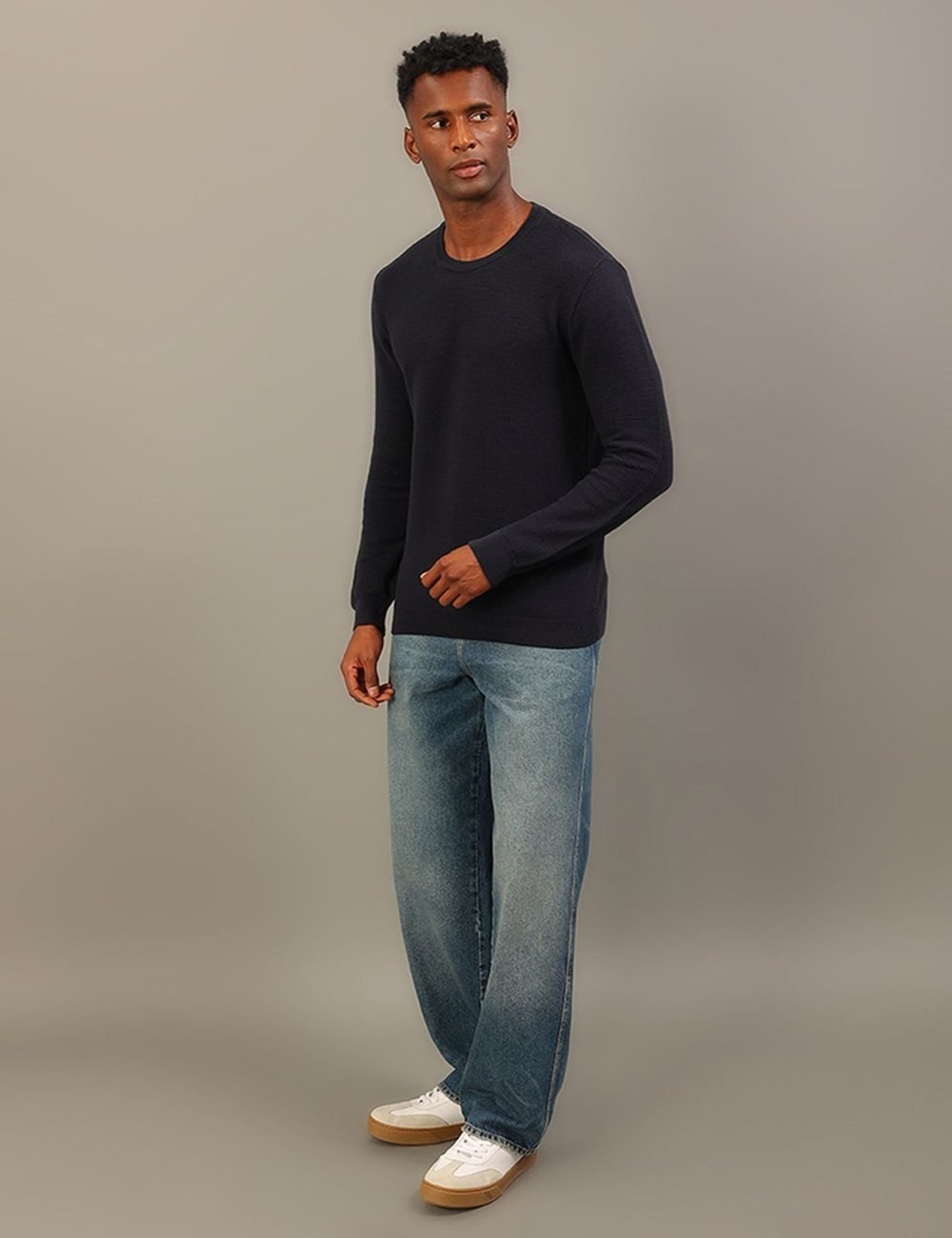 Calça Jeans Baggy 5 Pockets - Azul Médio Calvin Klein Jeans