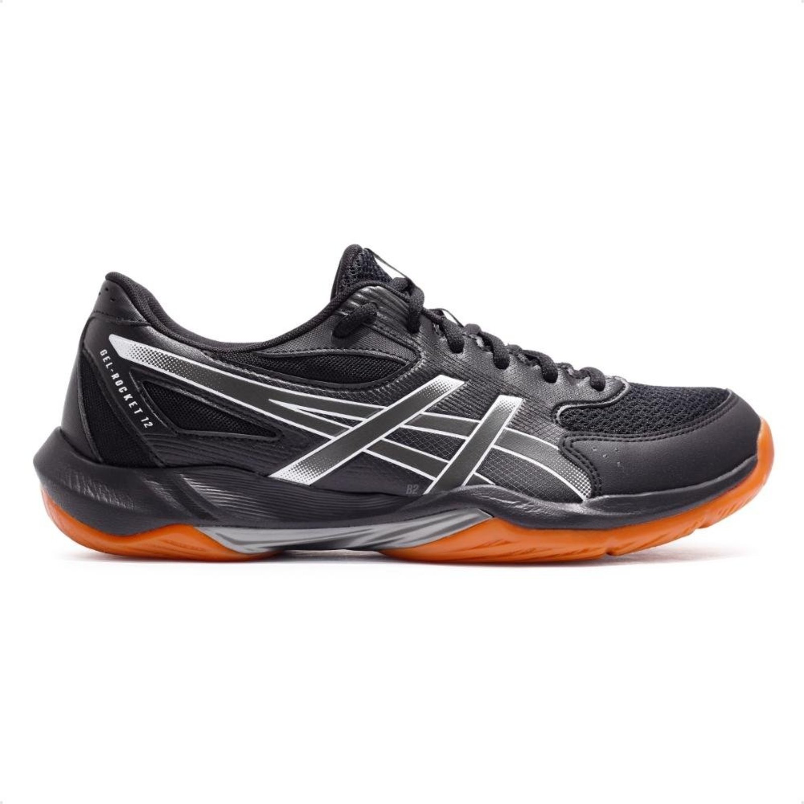 Tenis Asics Gel Rocket 12 Masculino Preto