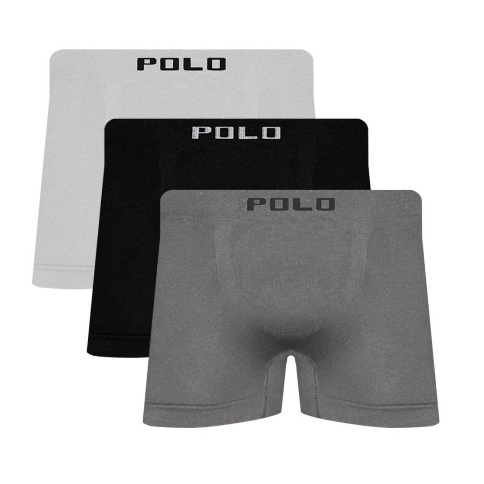 Kit 3 Cuecas Boxer Polo Star Microfibra Sortida