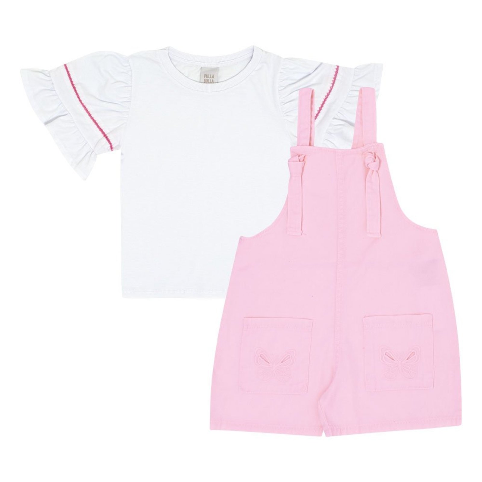 Infantil - Conjunto Menina - Chiclete - 50724-13 Rosa