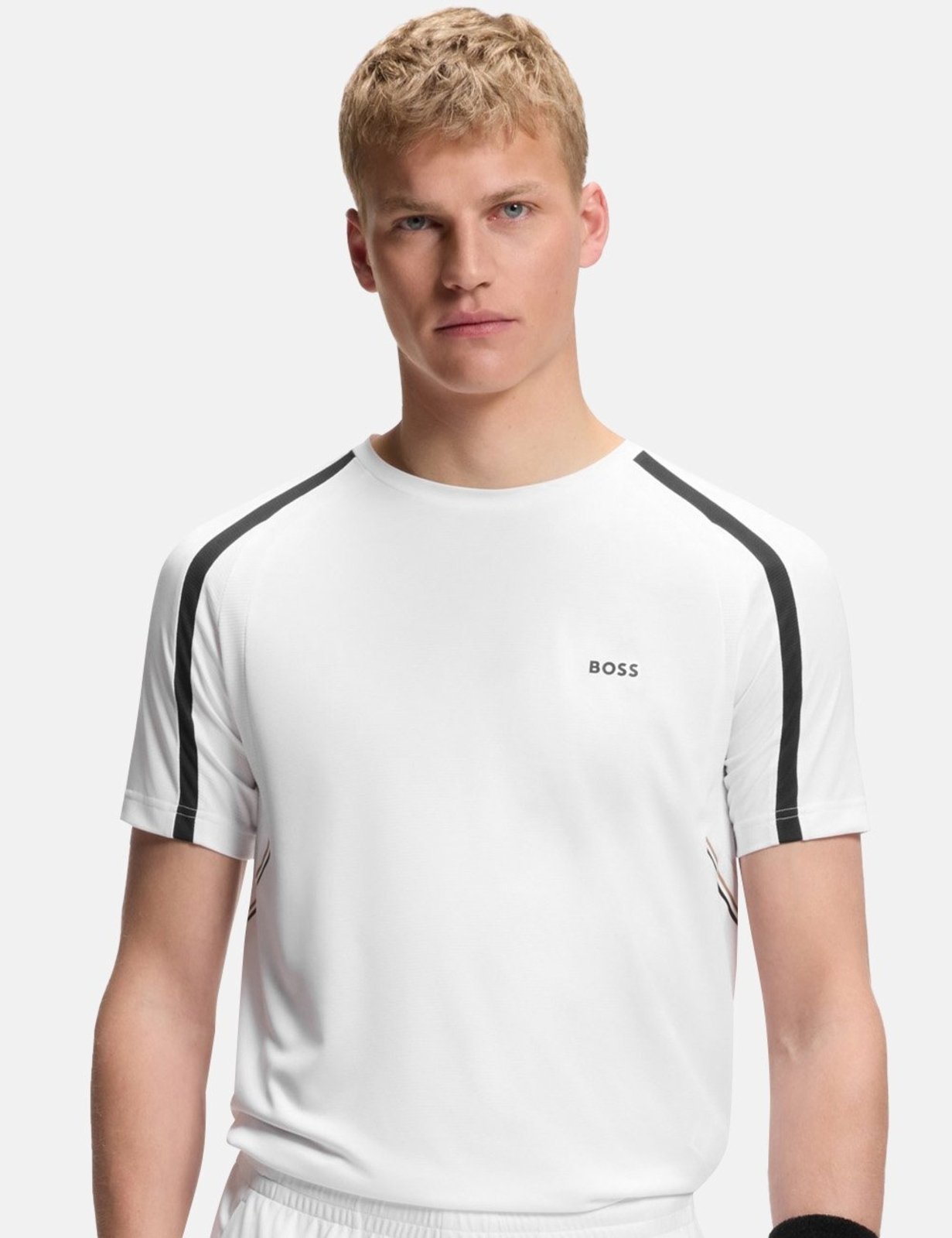 Camiseta Hugo Boss Masculina Slim Fit TS-TOC Game 2 Branca