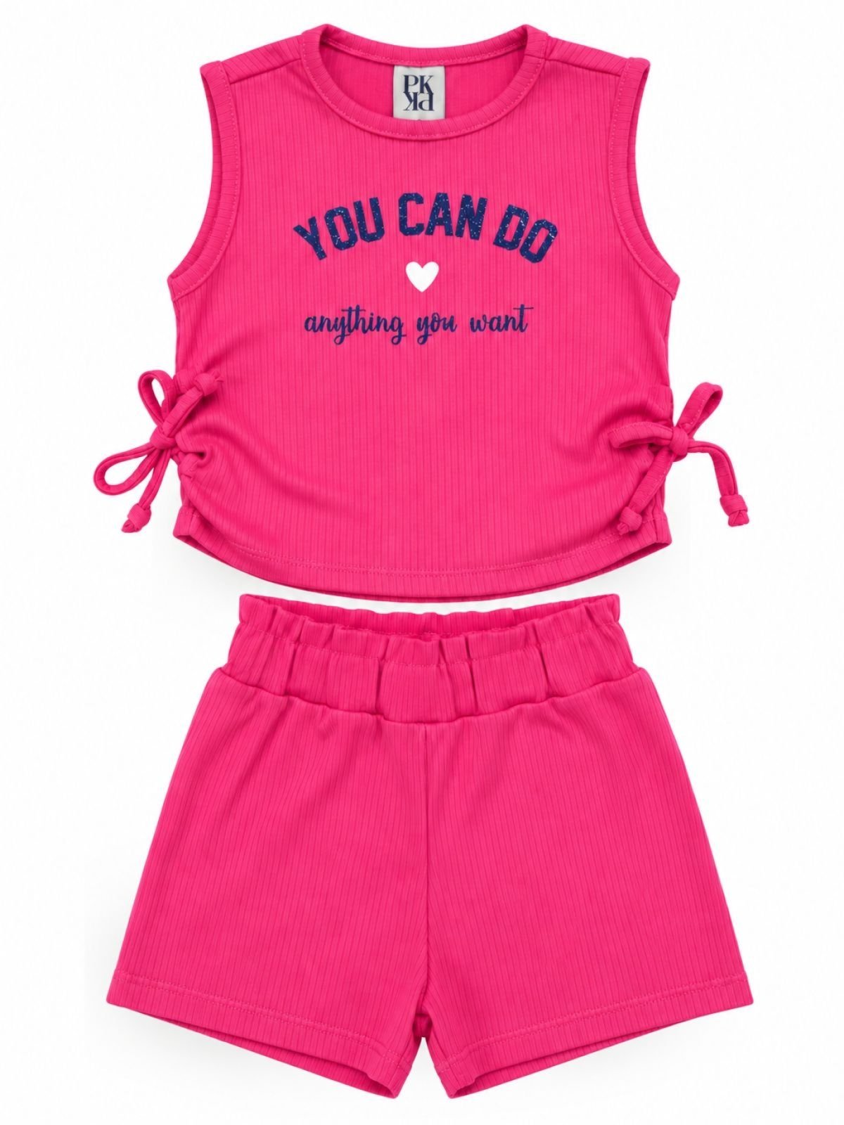 Infantil - Conjunto Platinum Você Pode Rosa