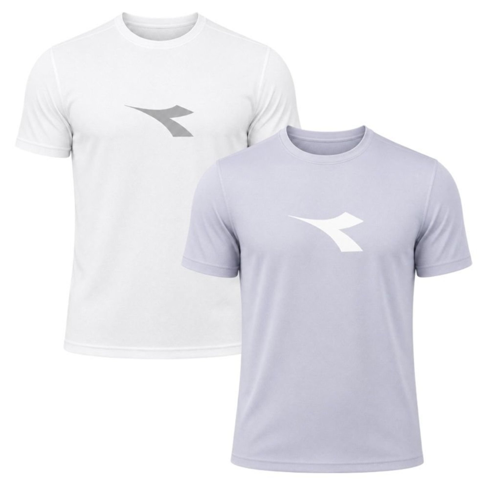 Kit 2 Camisetas Diadora Big Logo Masculino - Branco - Diadora