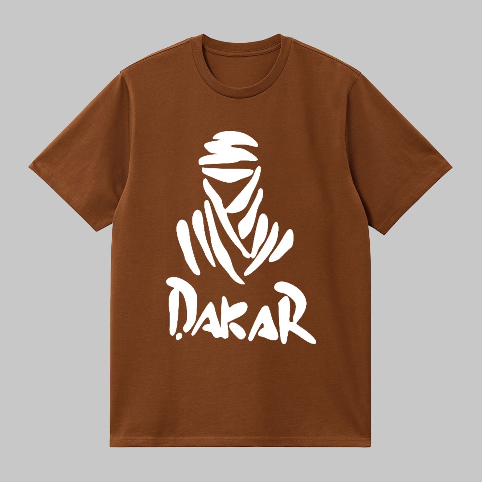 Camiseta Básica Dakar Off Road Style Unissex Marrom