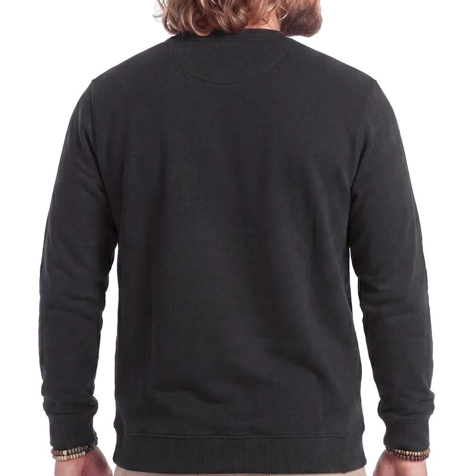 Moletom Quiksilver Careca Comp Logo PS WT26 Masculino Preto