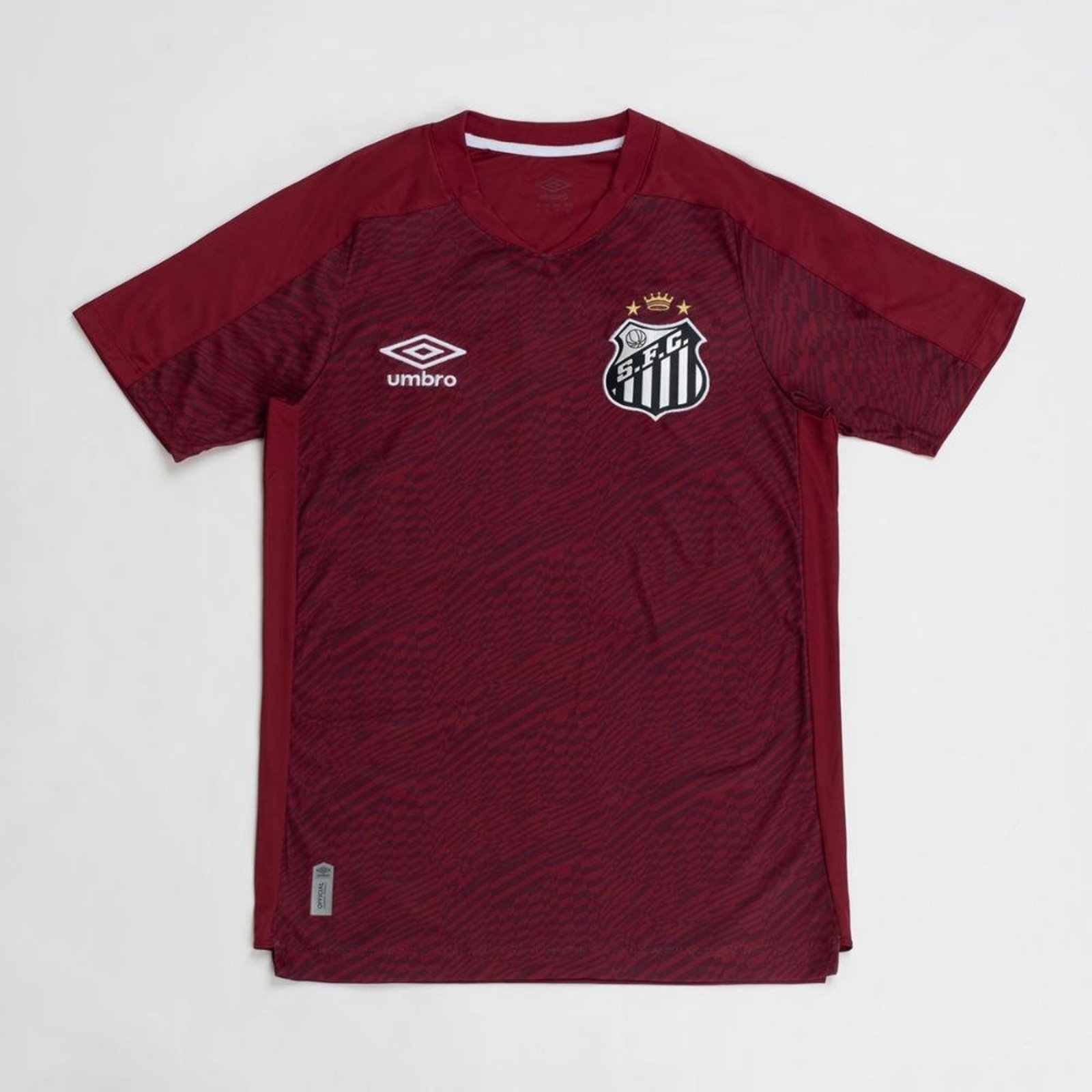 Camisa Mc Goleiro Masculina Umbro Santos Of. 2026 Incolor
