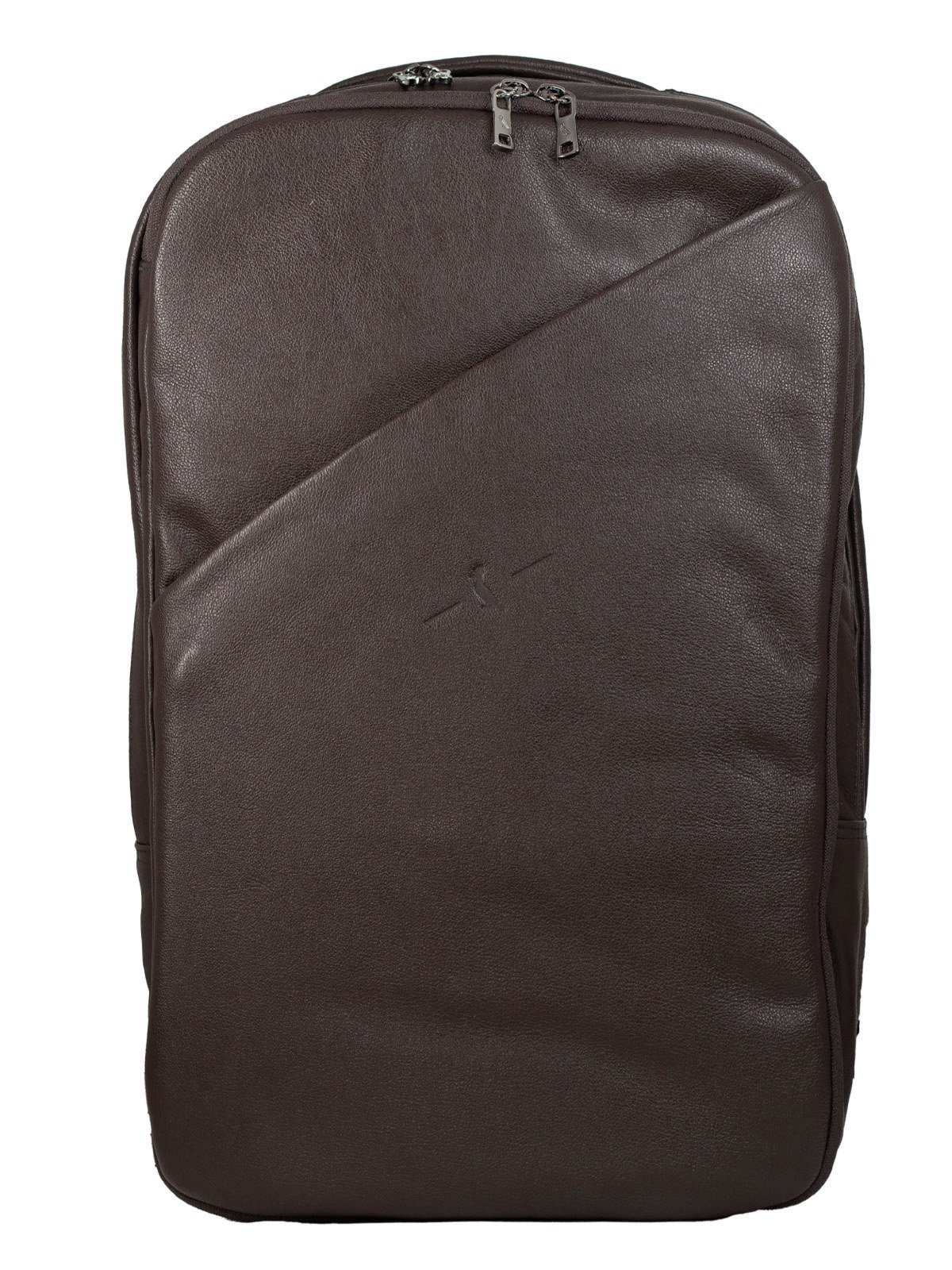 Mochila Masculina Reserva Go Office Couro Executiva Resistente Confortável Marrom Café Office