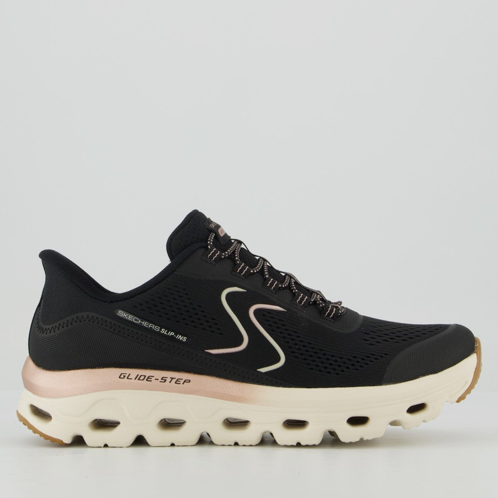 Tênis Skechers Glide-Step Sole Feminino Preto