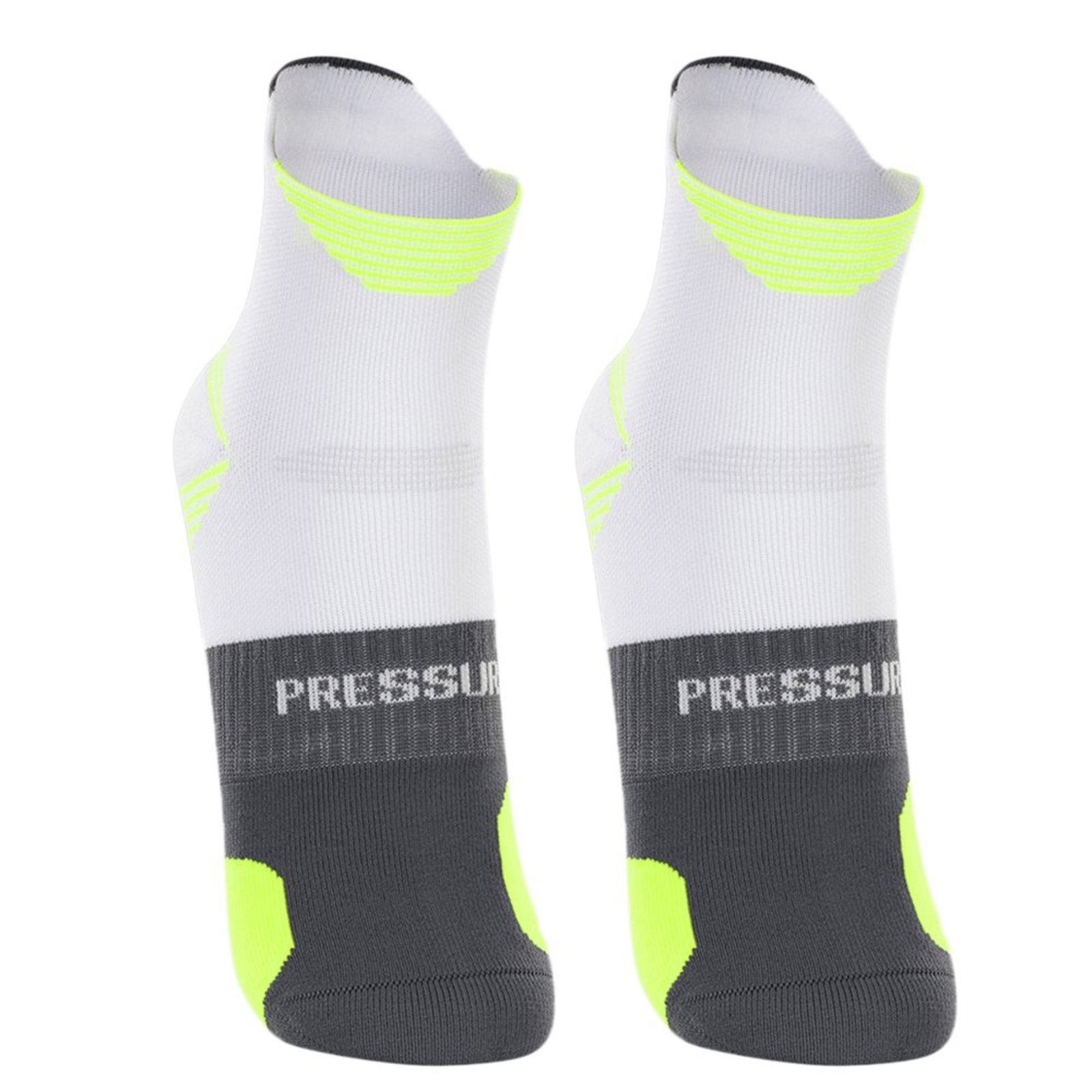 Kit 02 Meia Lupo Running Power Adulto Masculino Curta Poliamida Branco