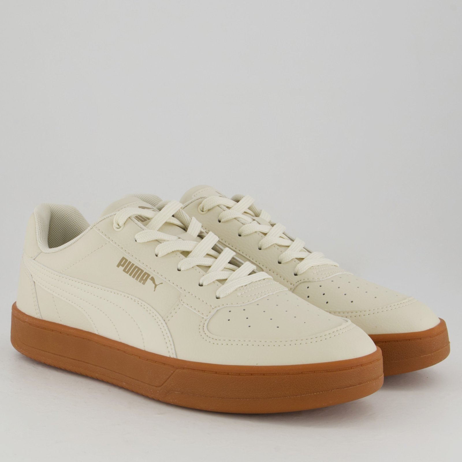 Vista 3 Tênis Puma Caven 2.0 BDP e Marrom bege Puma bege