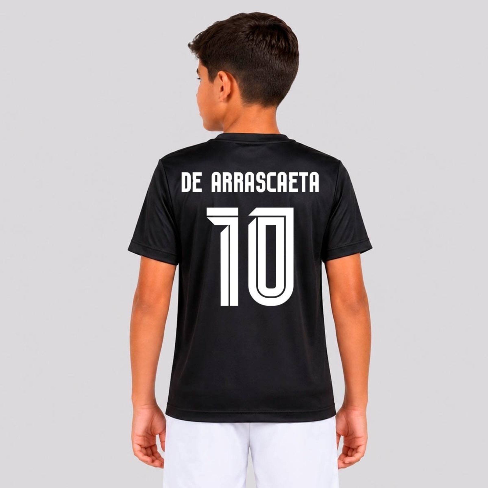 Camisa Flamengo Essence Juvenil Preta 10 De Arrascaeta