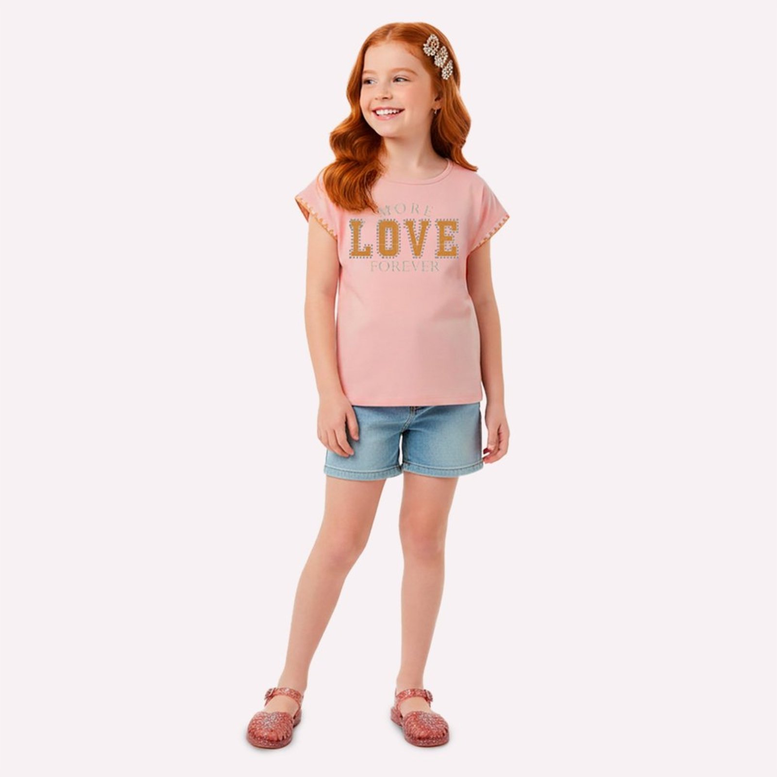Infantil - Blusa Menina Lettering Kyly
