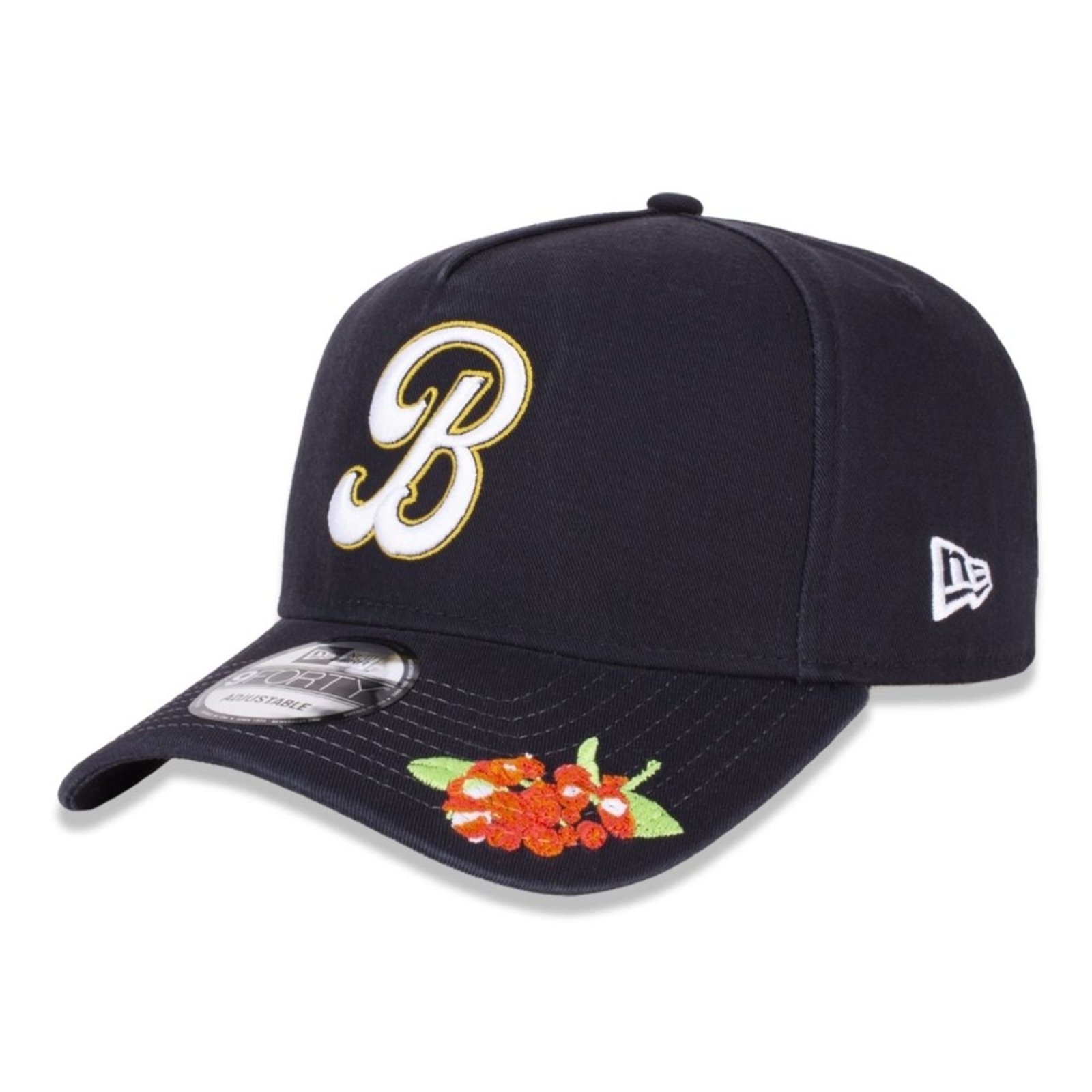 Bone New Era New Era 9FORTY A-FRAME Brasilidades Marinho