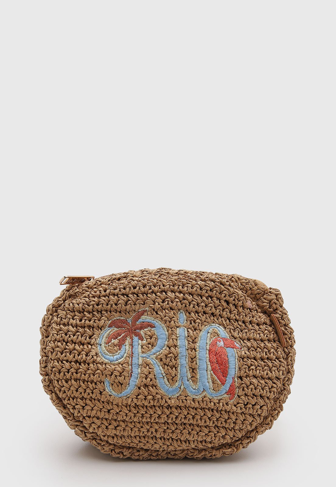 Bolsa FARM Crochê Chuchu Rio Bege