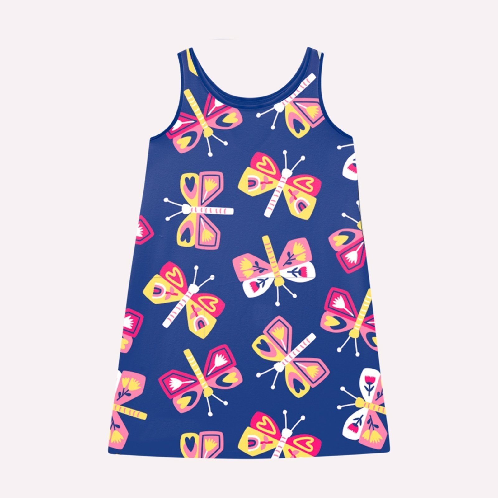 Infantil – Vestido Menina Borboletas Kyly