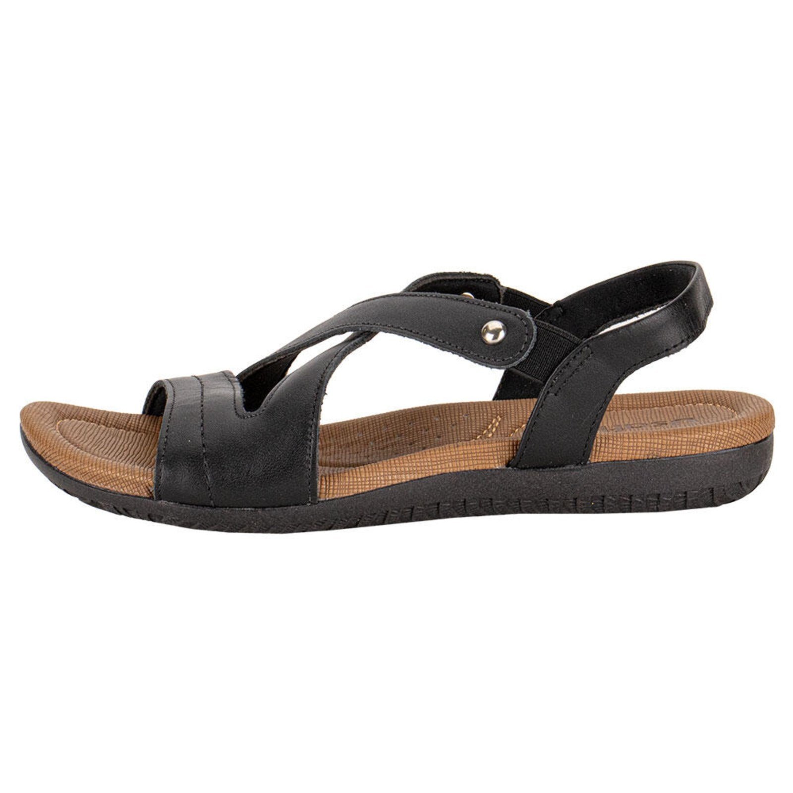 Sandália Feminina Flat Usaflex R1804 A0941804 Preto