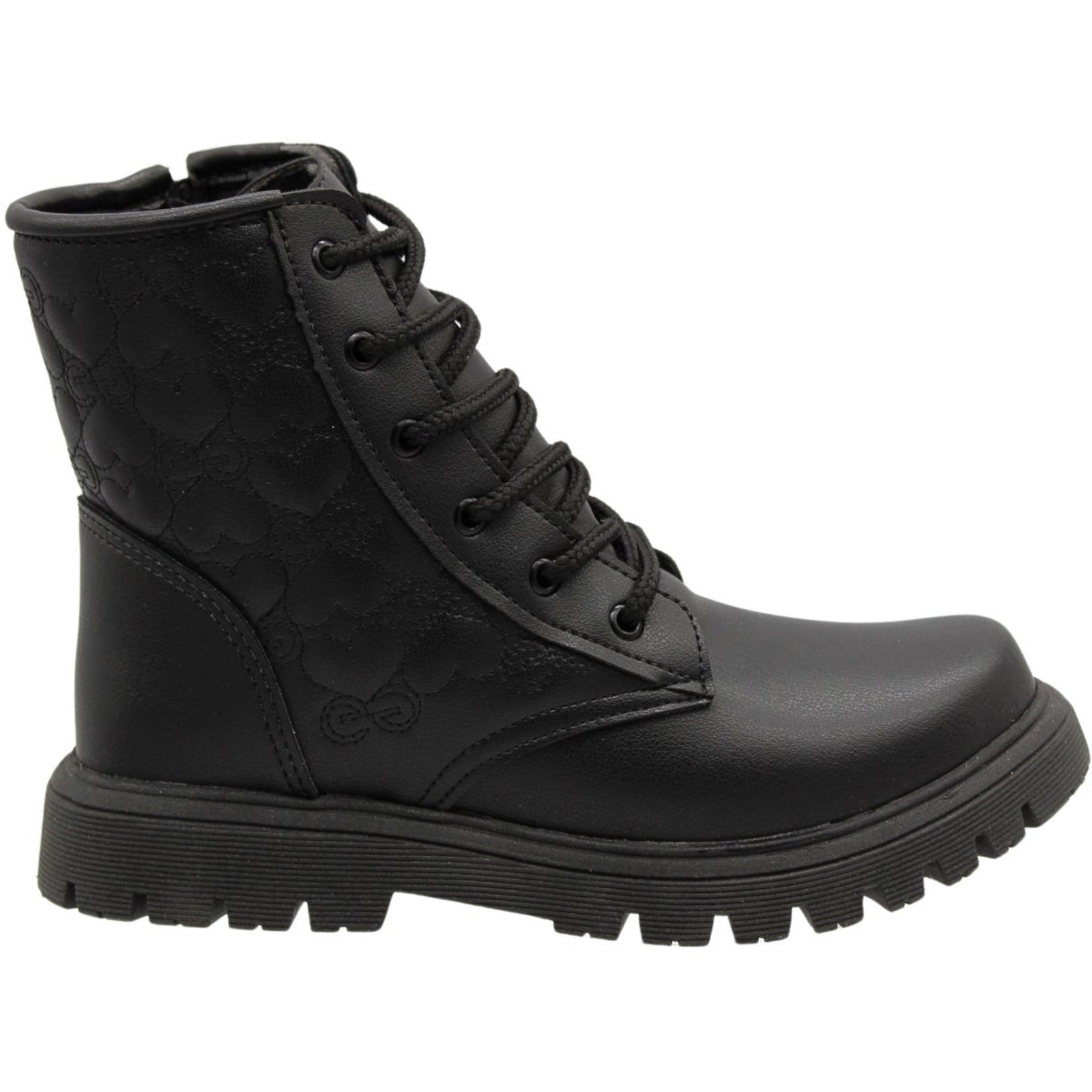 Infantil - Bota Coturno Grugui Cano Médio Costuras Menina