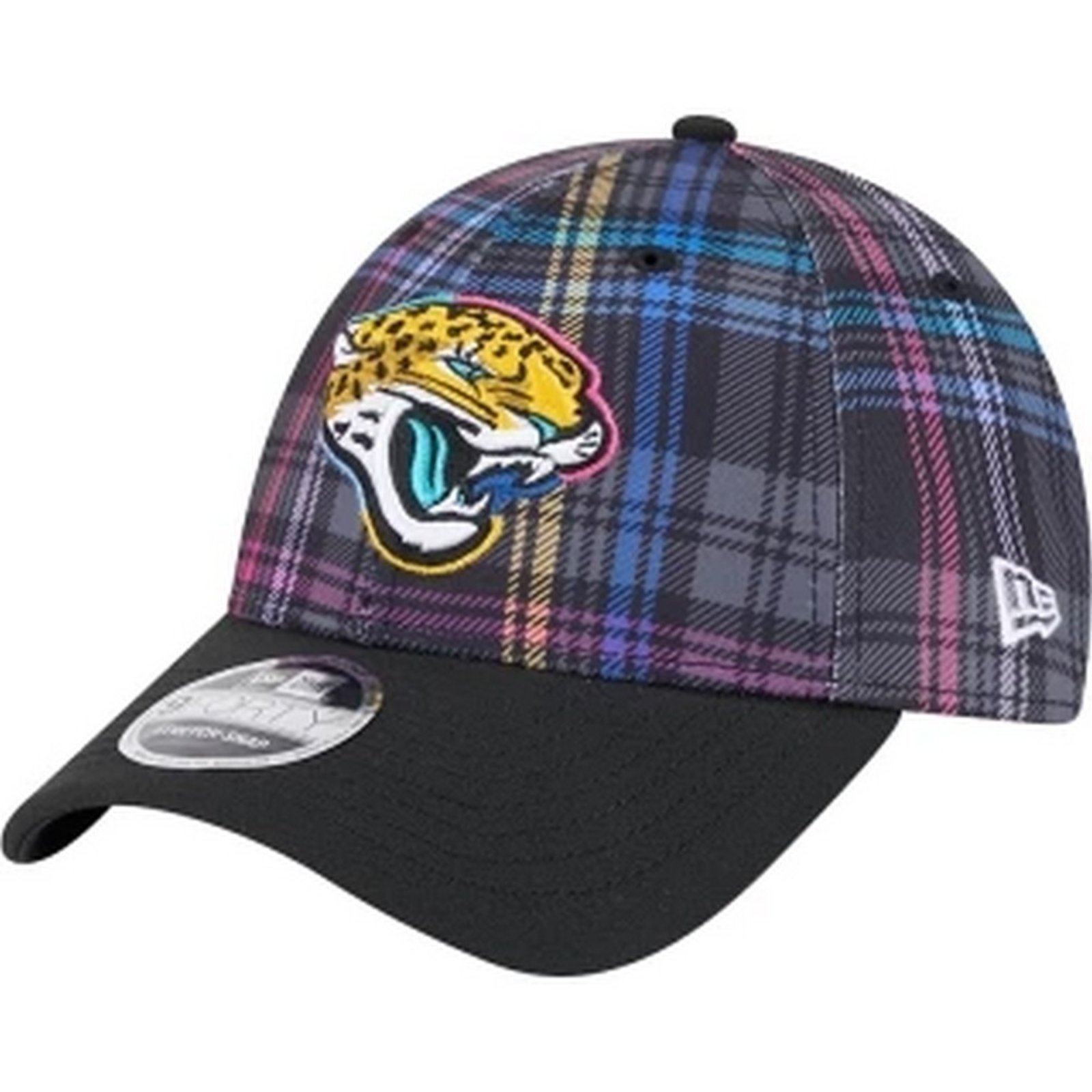Vista 2 Boné New Era 9FORTY Stretch Snap Jacksonville Jaguars NFL Crucial Catch 2024 multicolorido new era multicolorido