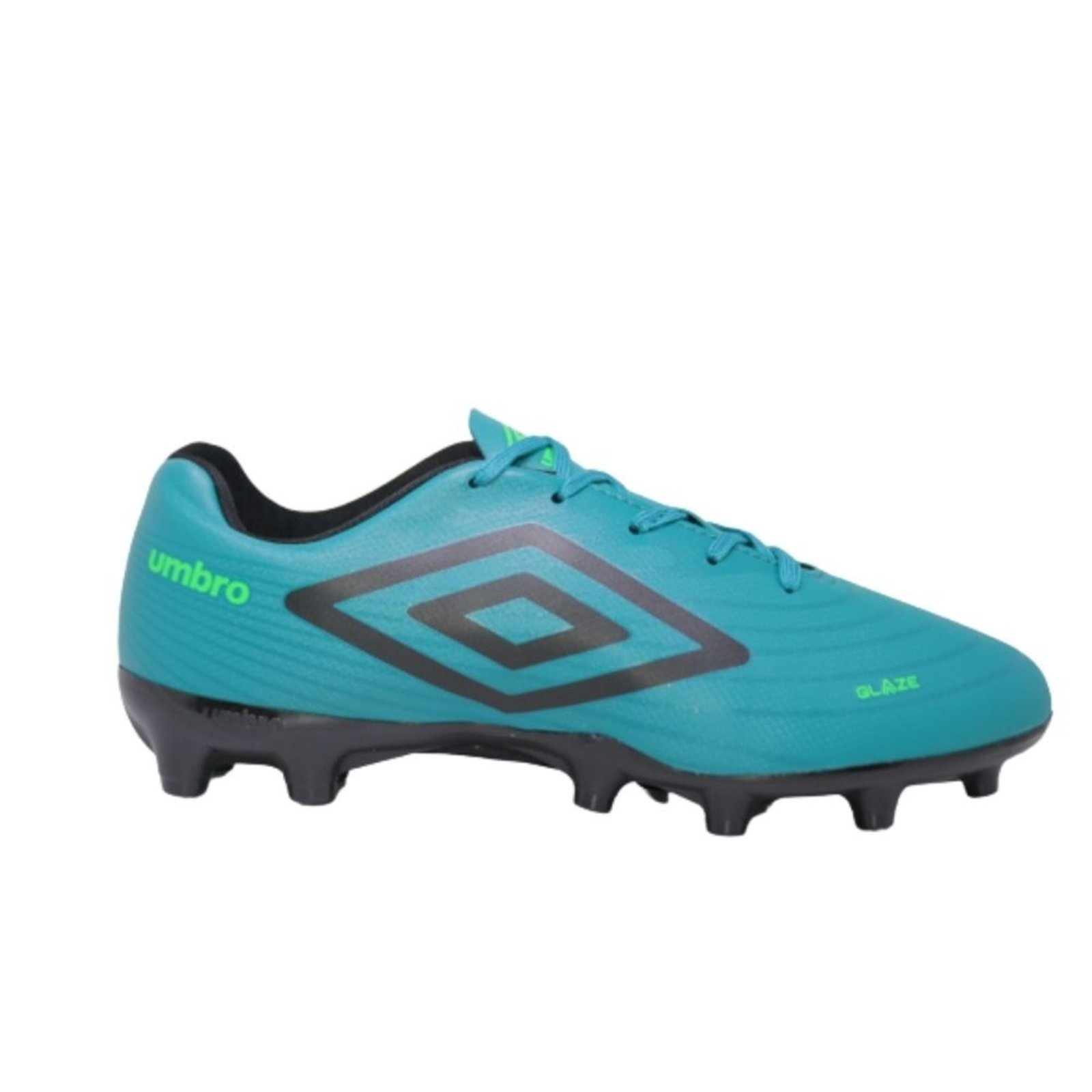 Vista 2 Chuteira Umbro Campo Glaze Alex Preto verde Umbro verde