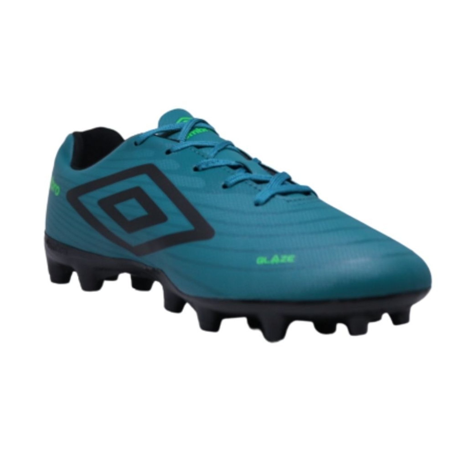 Vista 3 Chuteira Umbro Campo Glaze Alex Preto verde Umbro verde