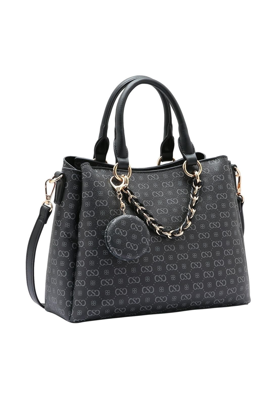 Bolsa Feminina Chenson Monograma Elegance 3485403 Preto
