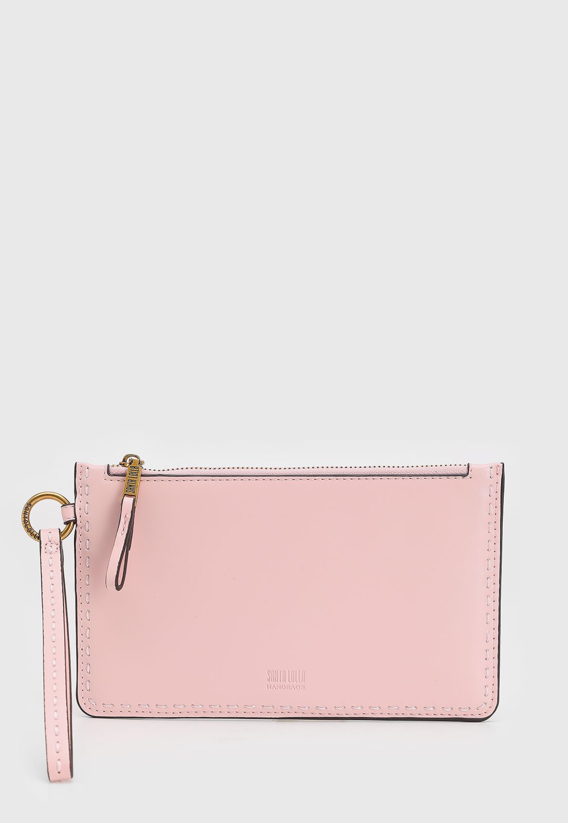 Bolsa Feminina Santa Lolla Alça Mão Rosa Claro Bolsa Feminina Santa Lolla Alça Mão Rosa Claro