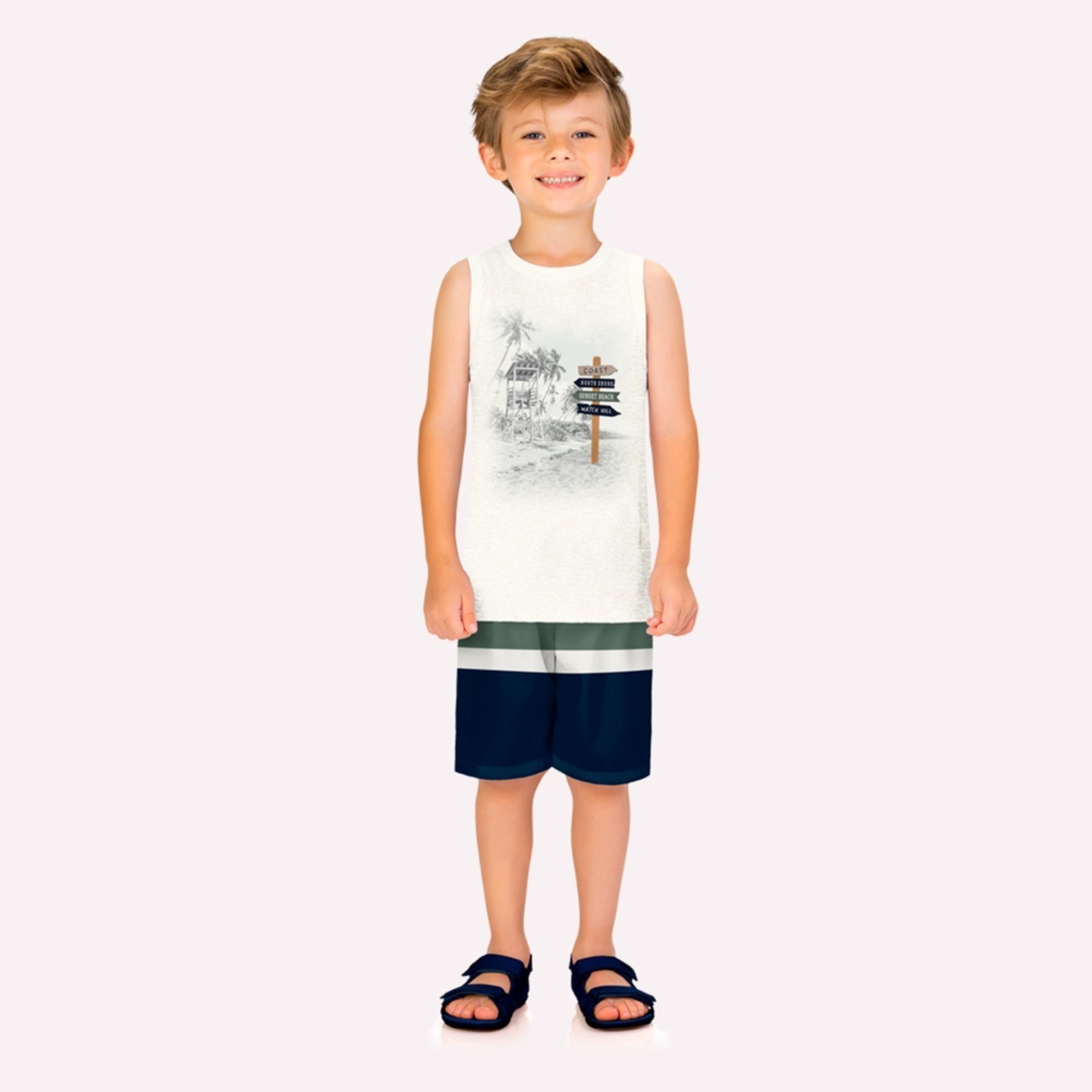 Infantil - Conjunto Menino Estampa Milon