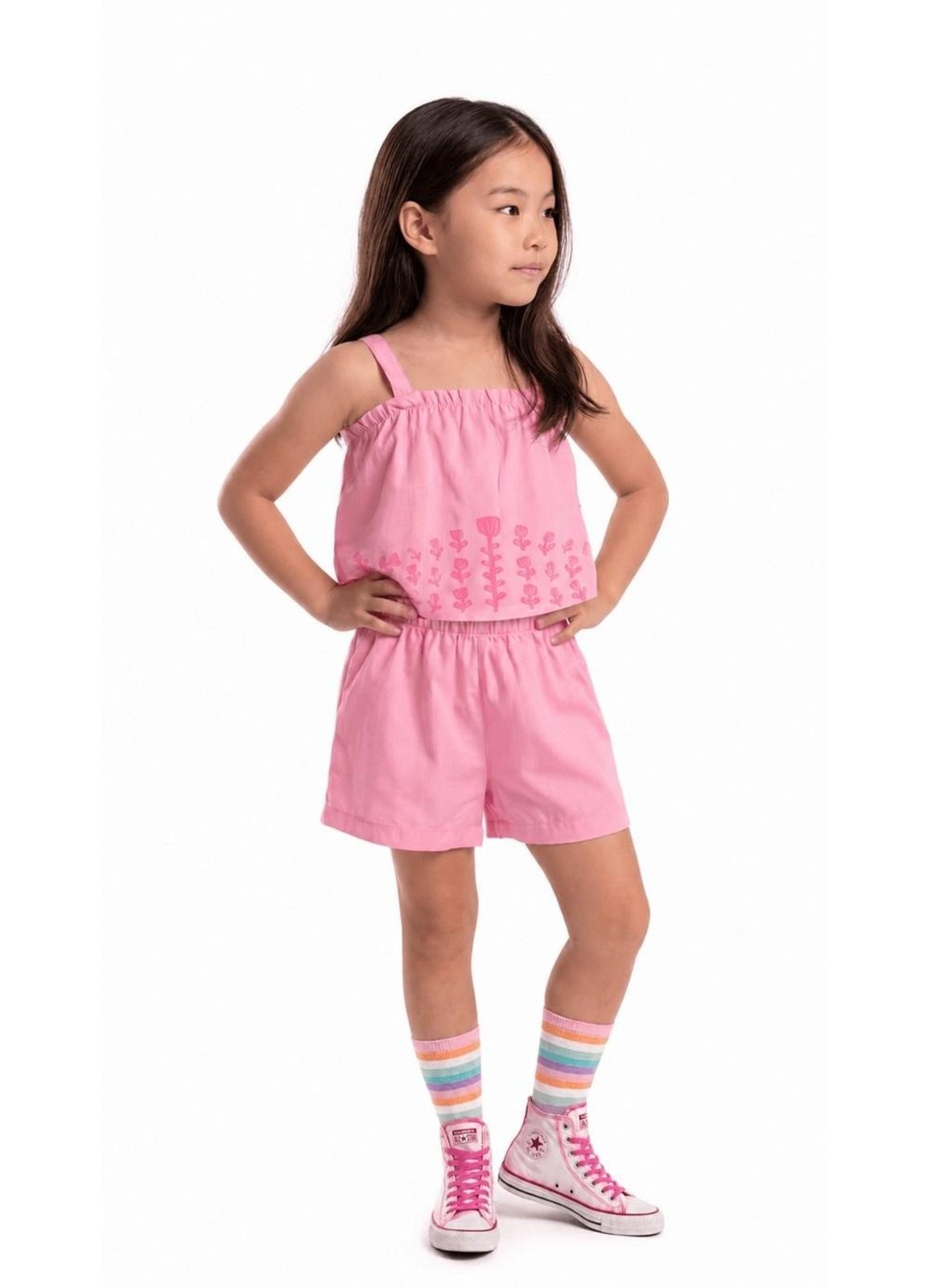 Infantil - ALPHABETO Conjunto Menina – Pequenas Flores