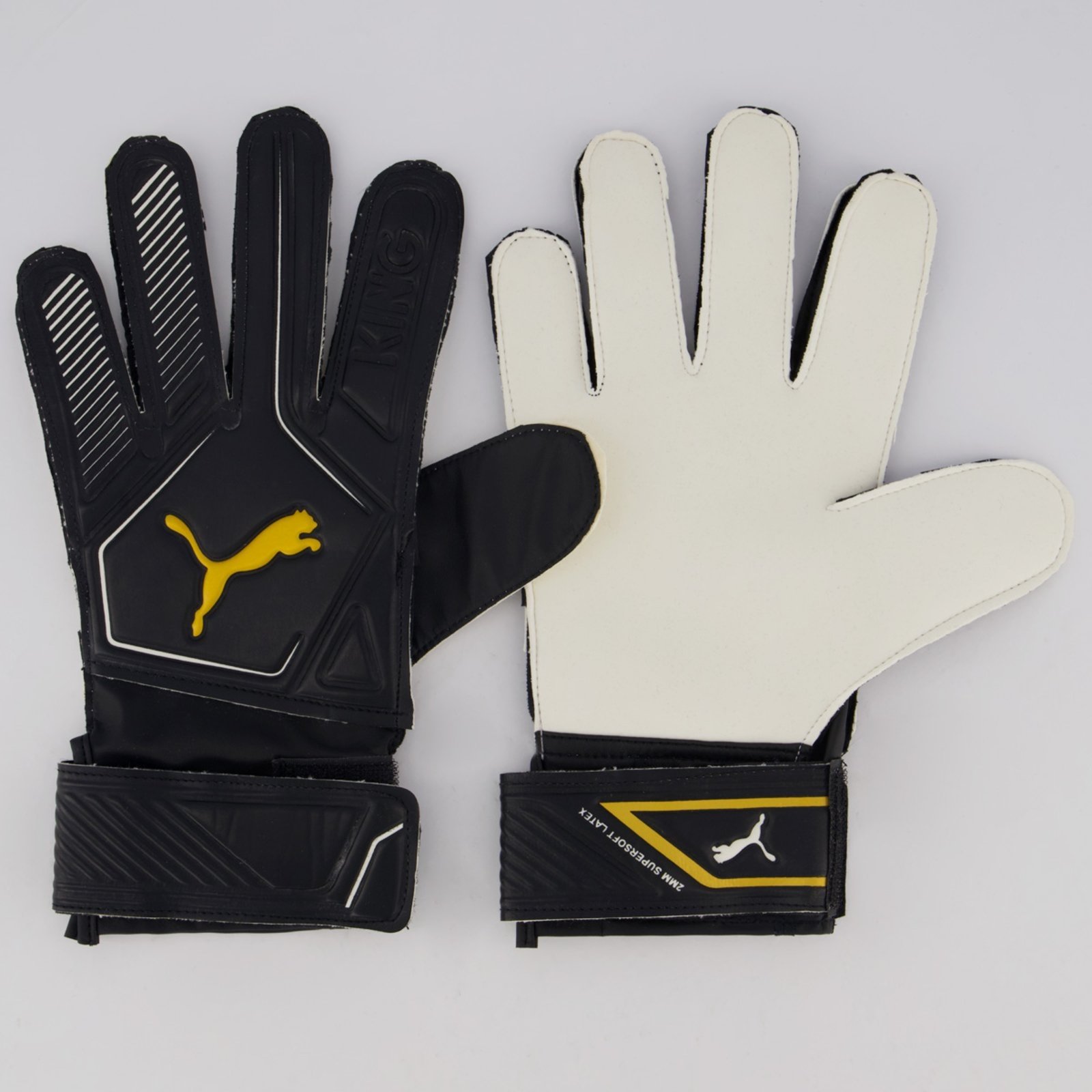 Luva Puma King 4 Preta e Branca