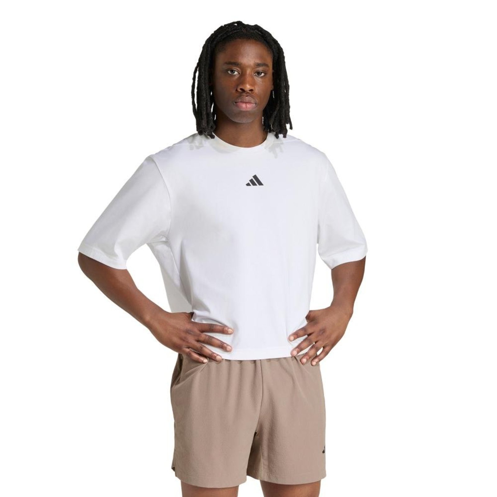 CAMISETA DE MANGA CURTA D4T PrimeLift adidas Performance Branco