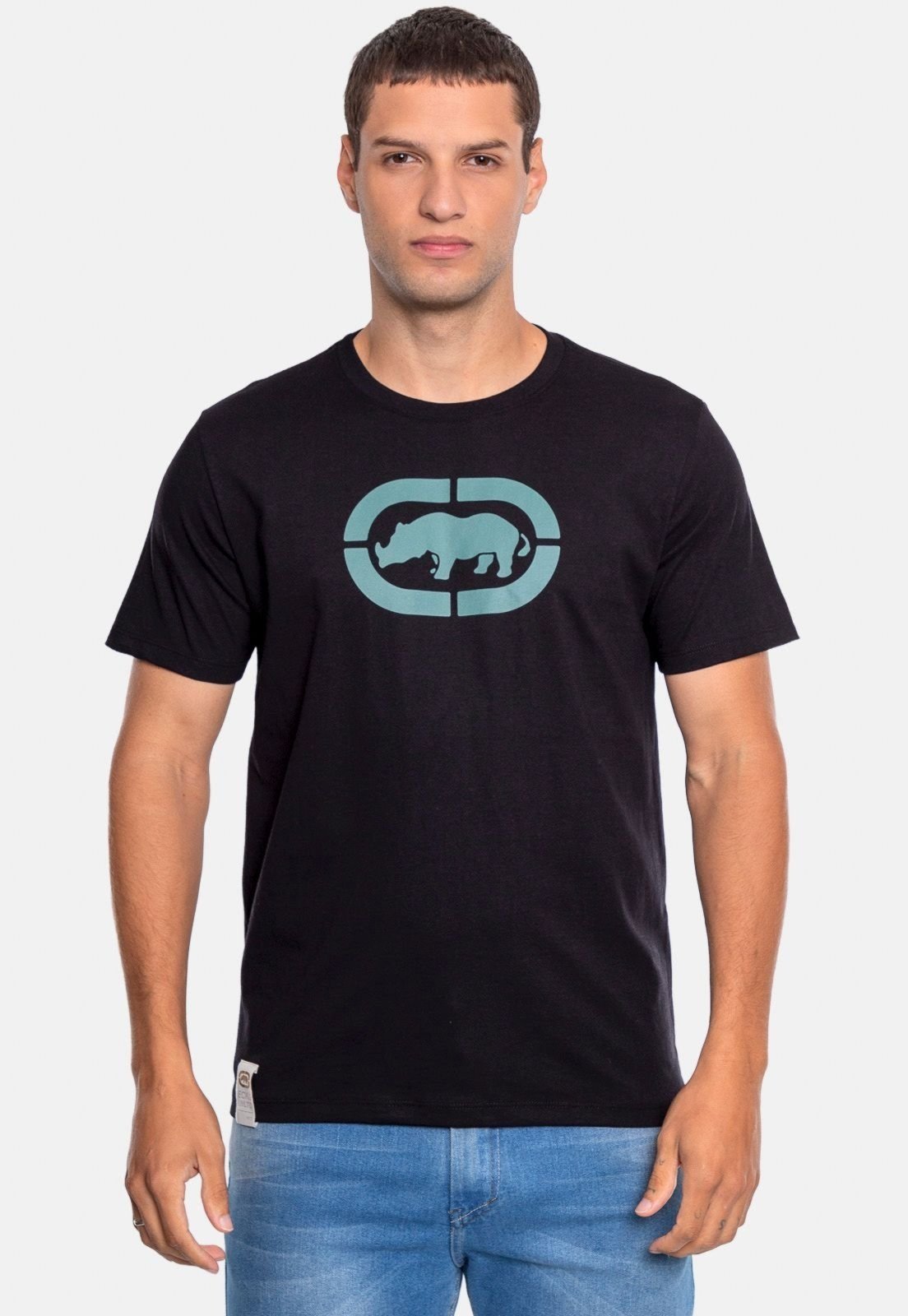 Camiseta Ecko Estampada Preta