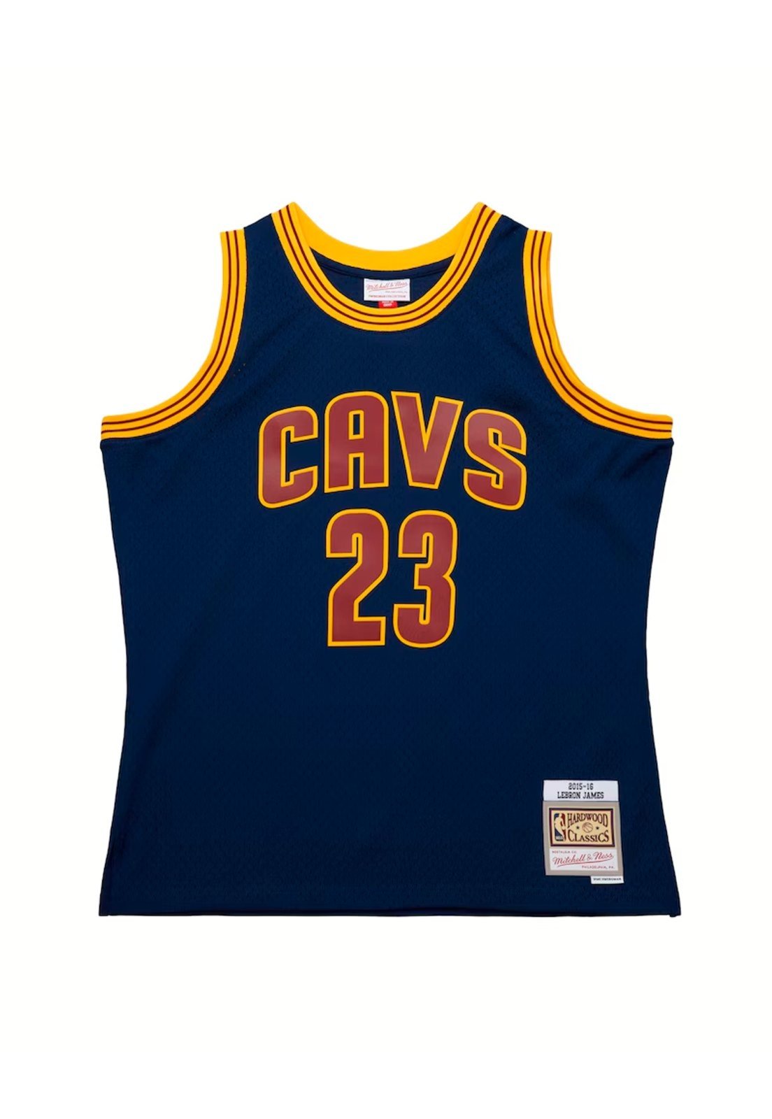 Regata Mitchell & Ness NBA Alternate Swingman Jersey Navy Cleveland Cavaliers LeBron James 2015-16 Azul Marinho
