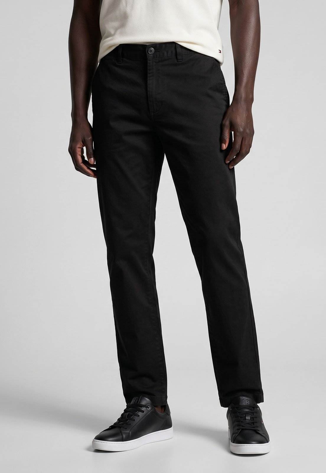 Calça Masculina Tommy Hilfiger Core Denton Essential Twill Preta