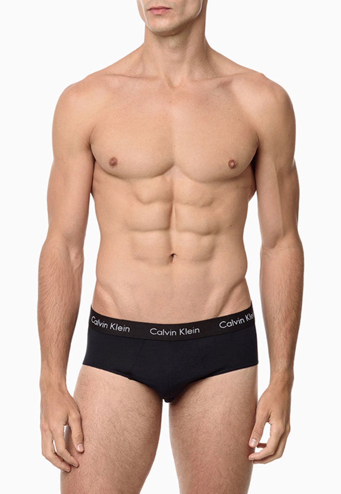 Cueca Calvin Klein Underwear Slip Lettering Preta