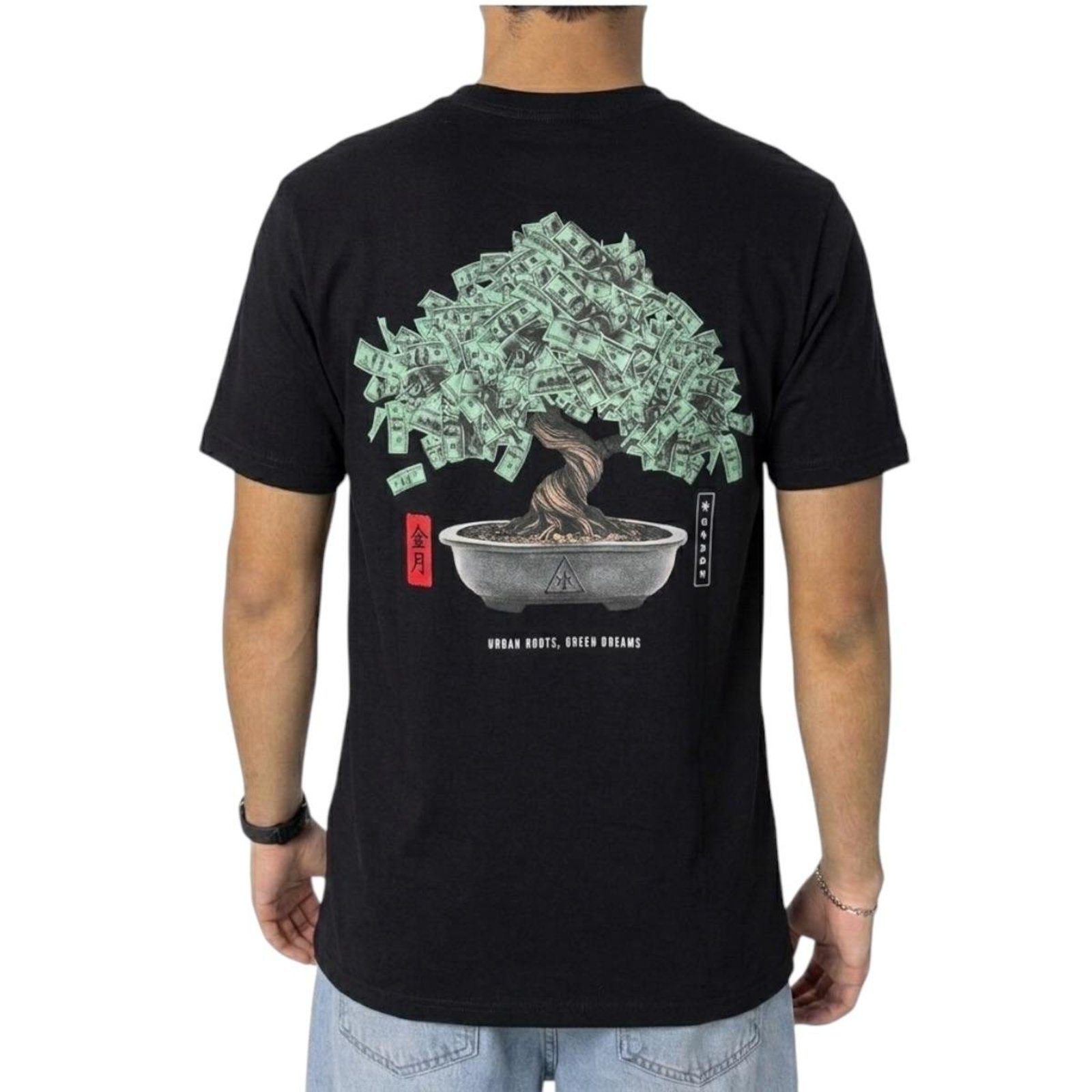 Camiseta Classic Money Roots- Okdok - Preto