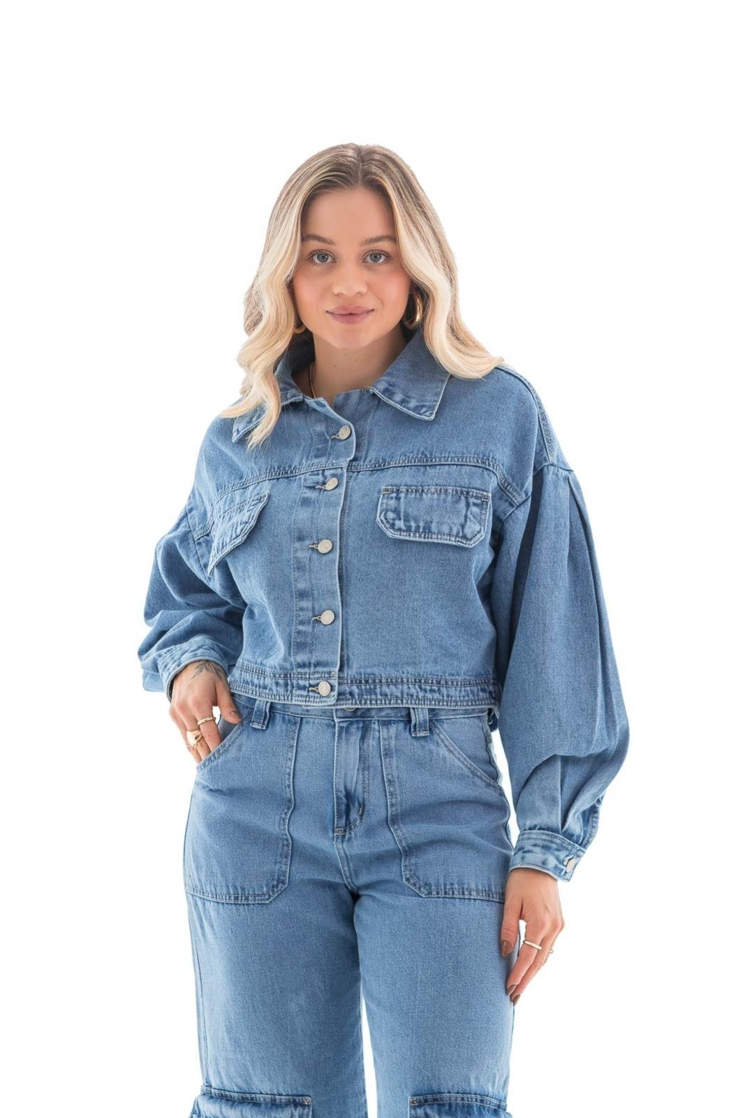 Jaqueta Jeans Feminina Arauto