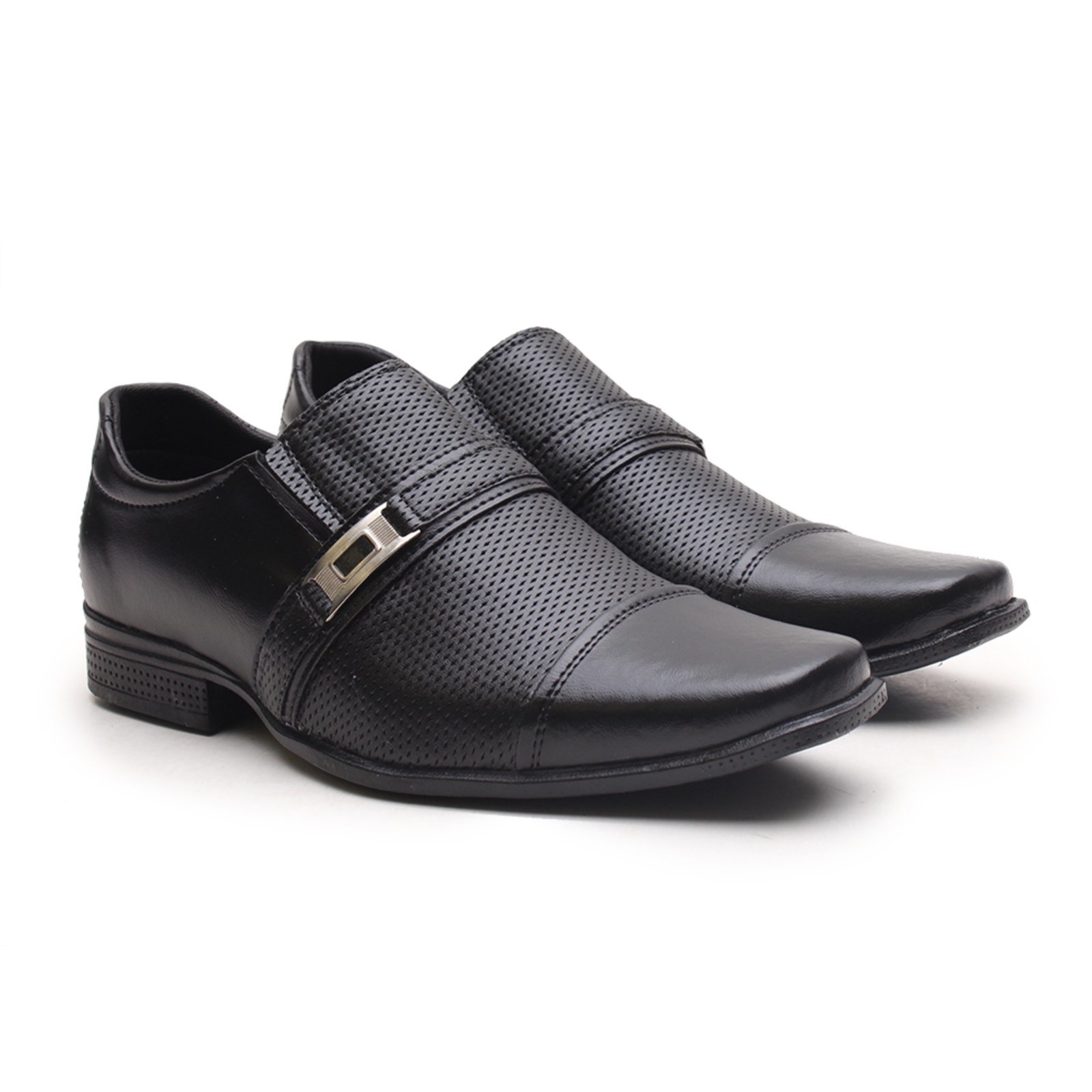 Sapato Social Masculino Com Metal Lateral Miletto