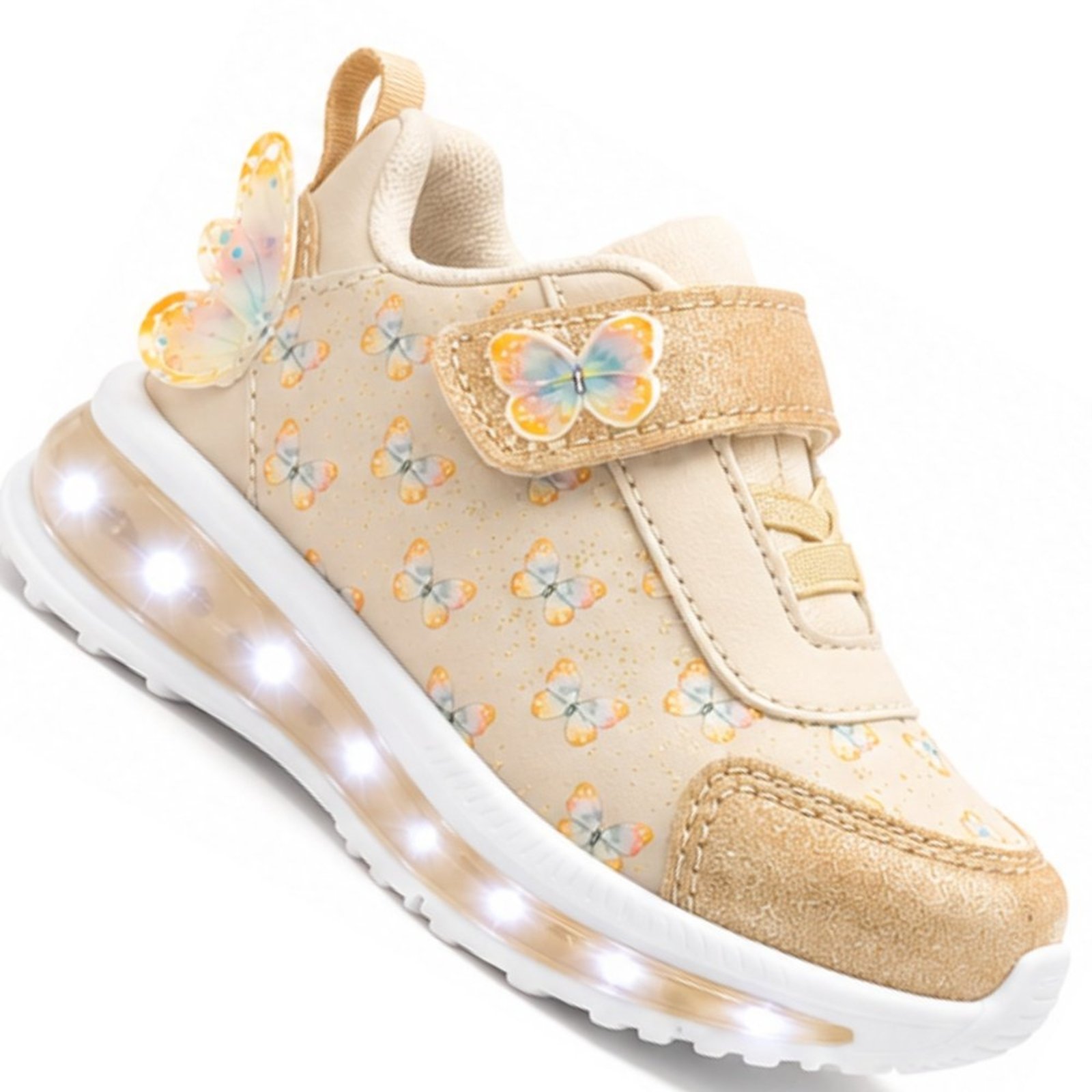 Tenis Com Led Mini-pe Mp2627 Meninas