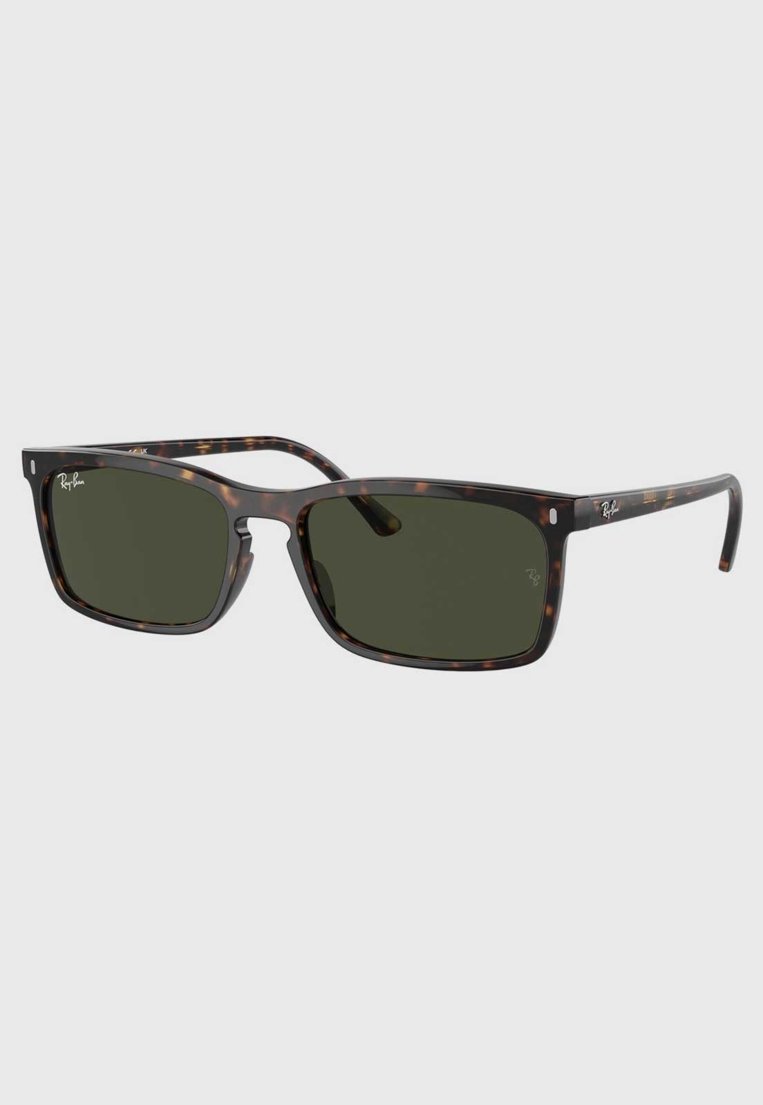Óculos Masculino Ray-Ban Retangular Tartaruga Verde