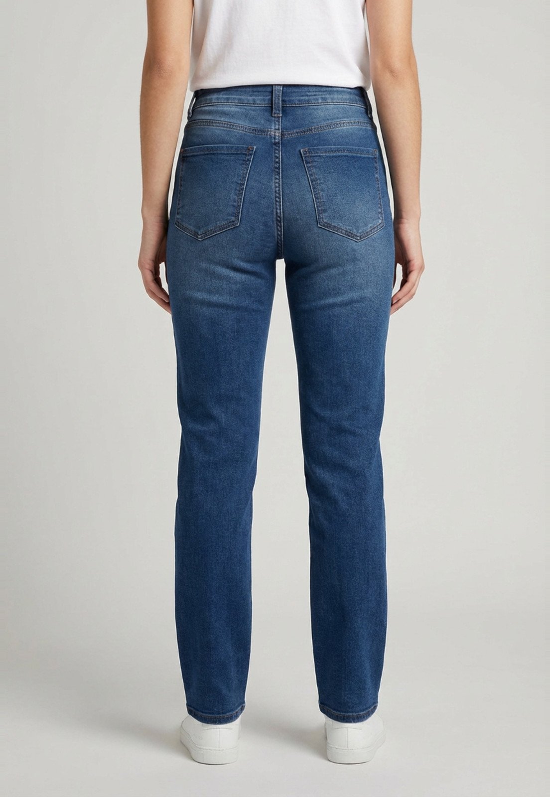 Vista 3 Calça Jeans Feminina Colcci Cintura Alta azul Colcci azul