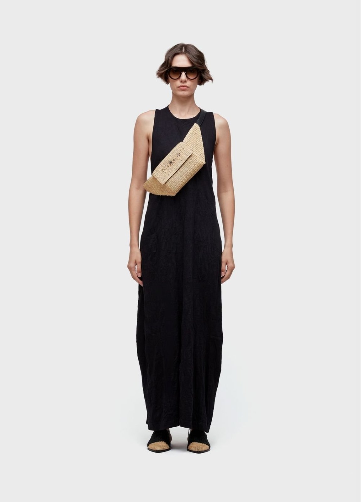Vestido balloon wrinkle OSKLEN