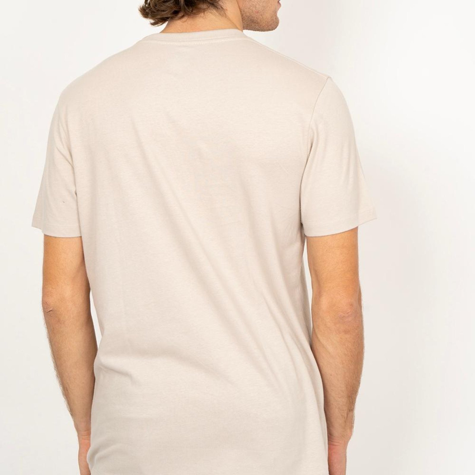 Camiseta Quiksilver Embroidery SM26 Masculina Areia