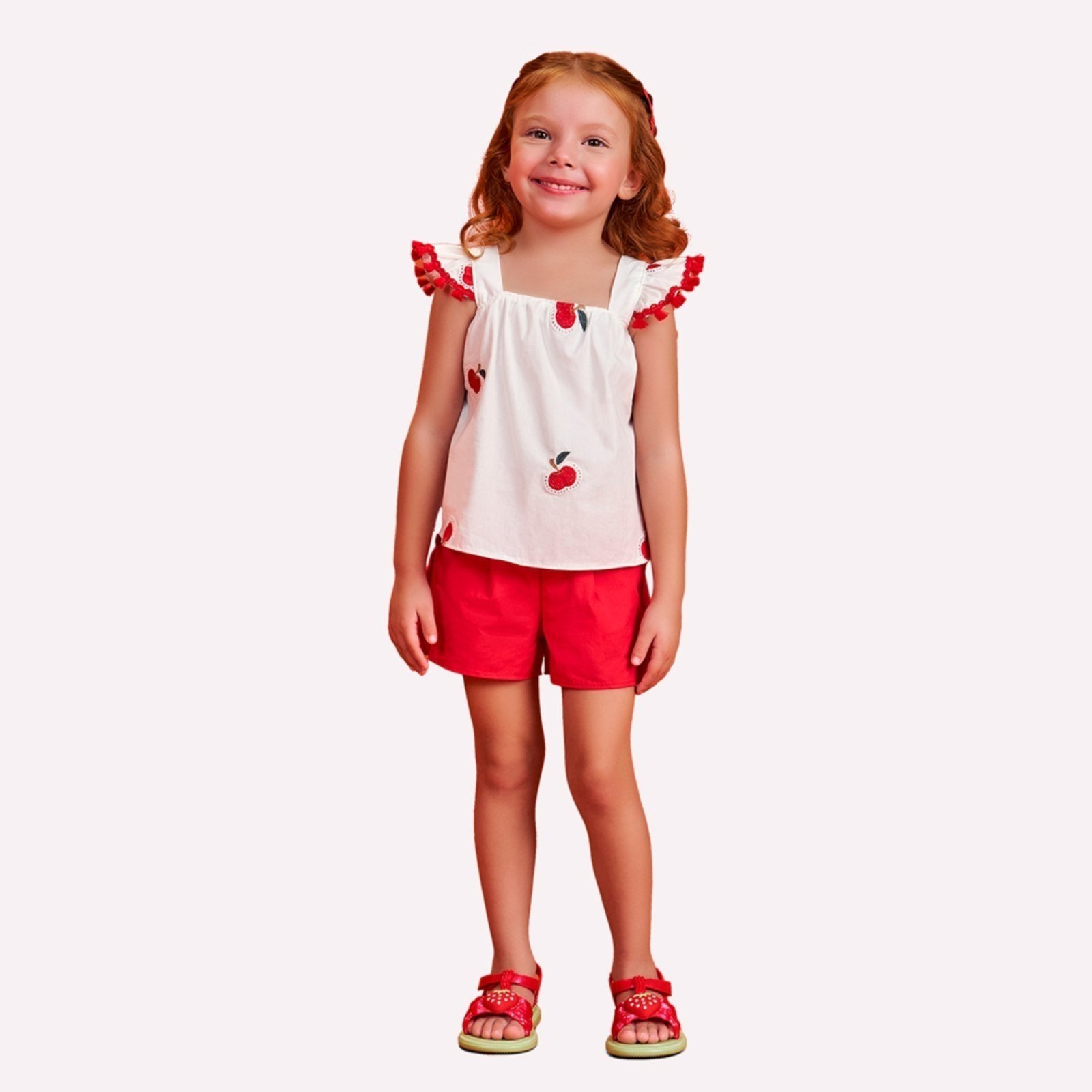 Infantil - Conjunto Menina Maças Nanai