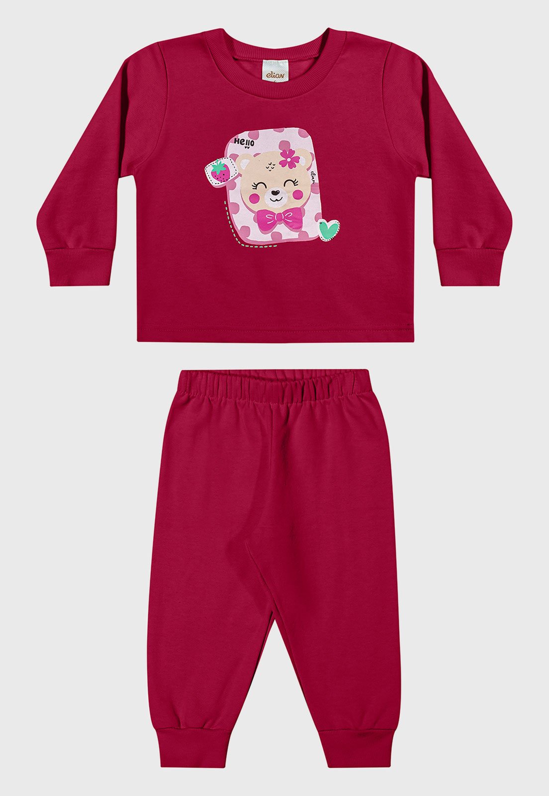 Conjunto Elian Estampa Divertida Bordo