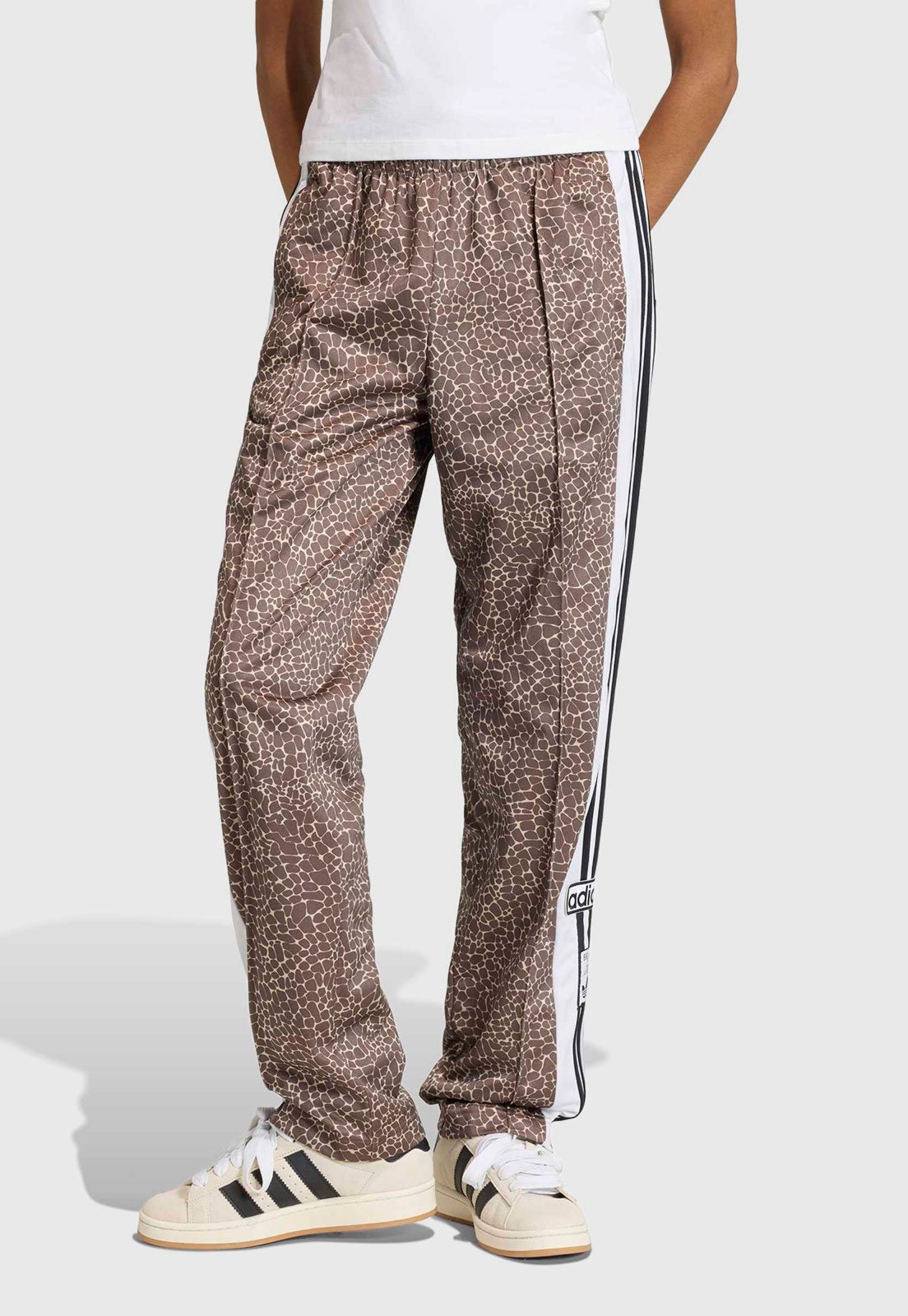 Calça Feminina adidas Originals Animal Print Adibreak Marrom