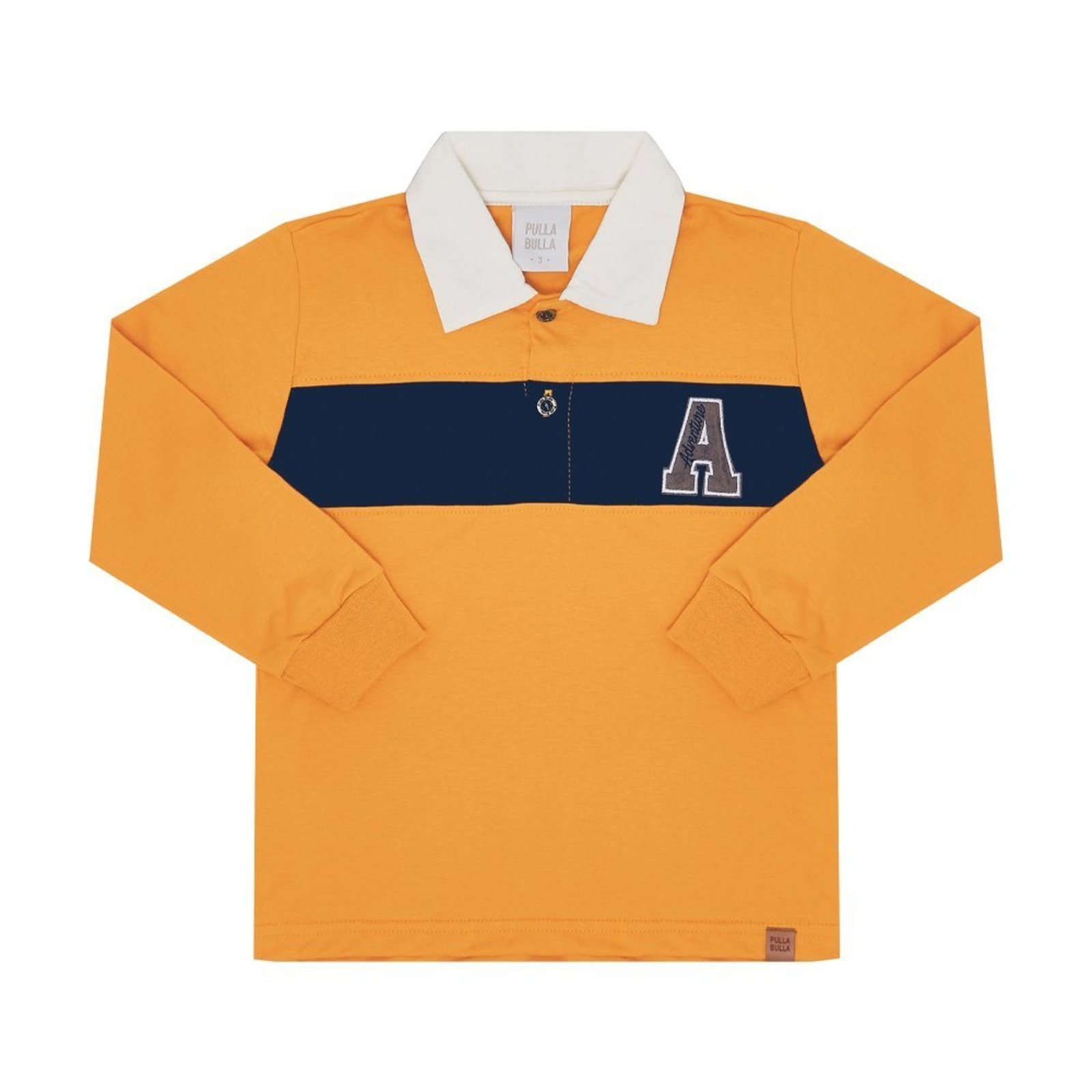 Infantil - Polo Primeiros Passos Menino - Ocre - 50258-345 Amarelo